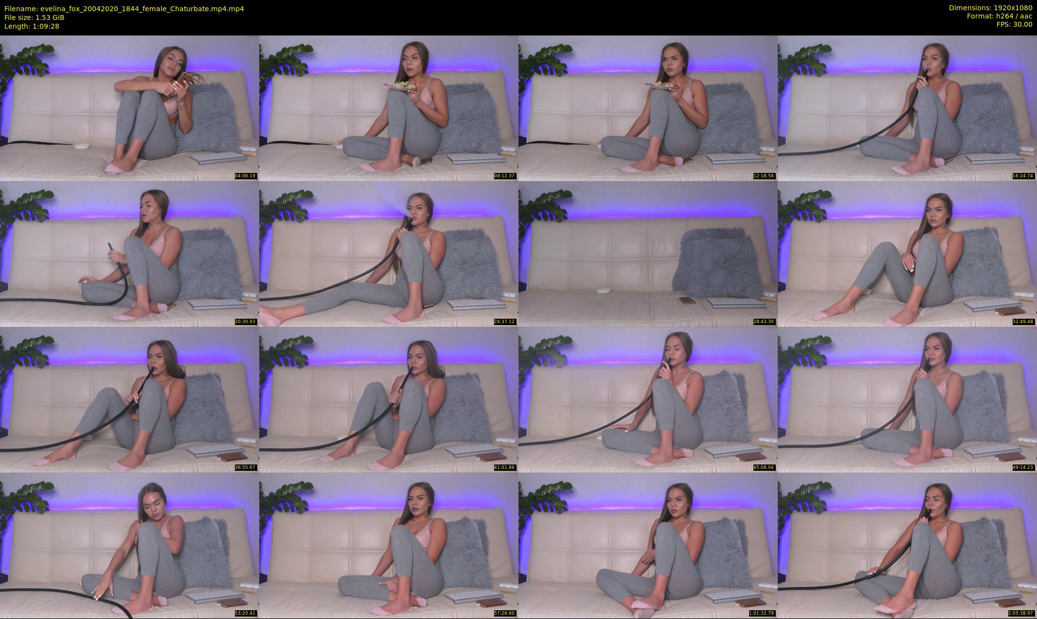evelina_fox — 70 minute Chaturbate female cam show recording, 1080p, Apr 20, 2020