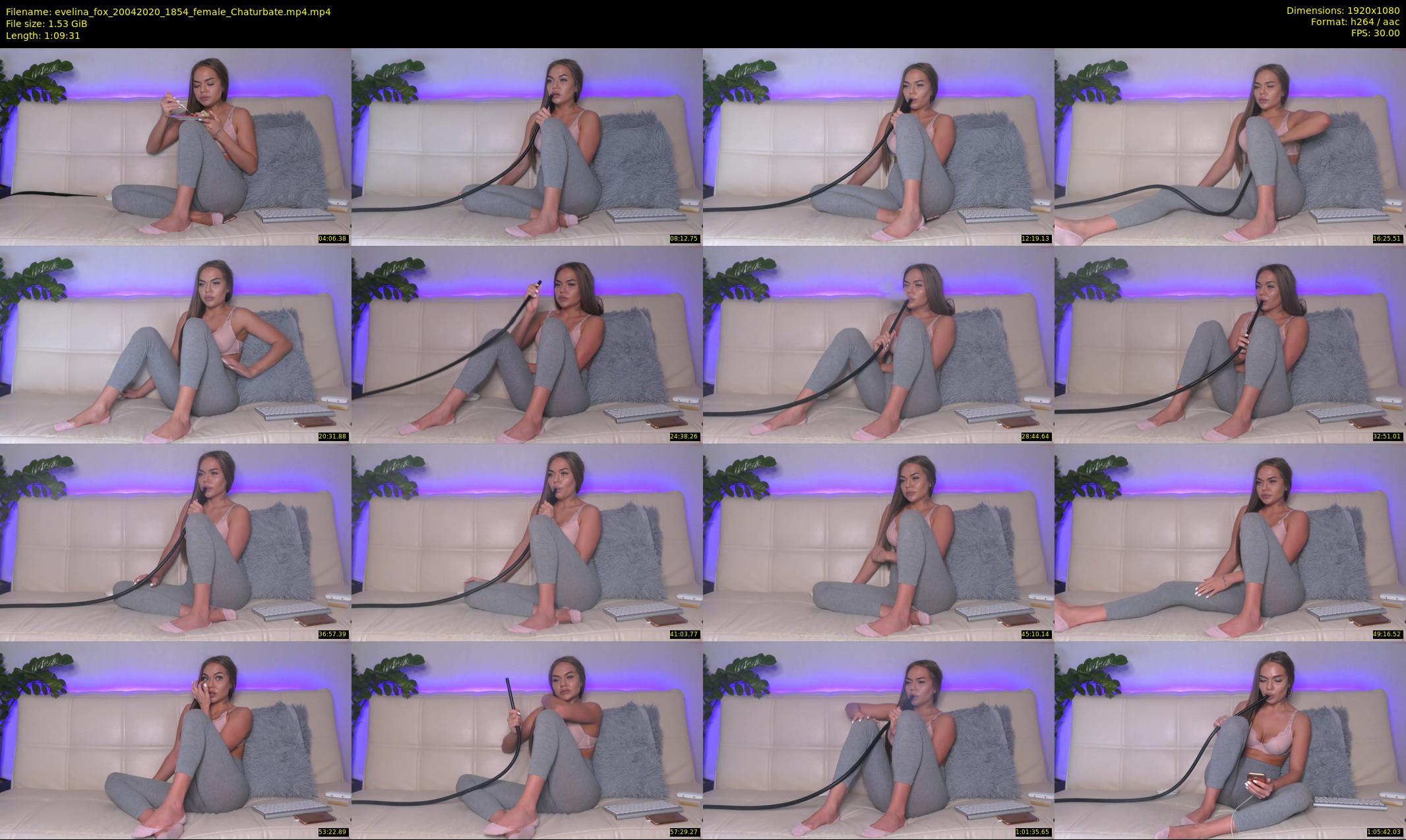 evelina_fox — 70 minute Chaturbate female cam show recording, 1080p, Apr 20, 2020