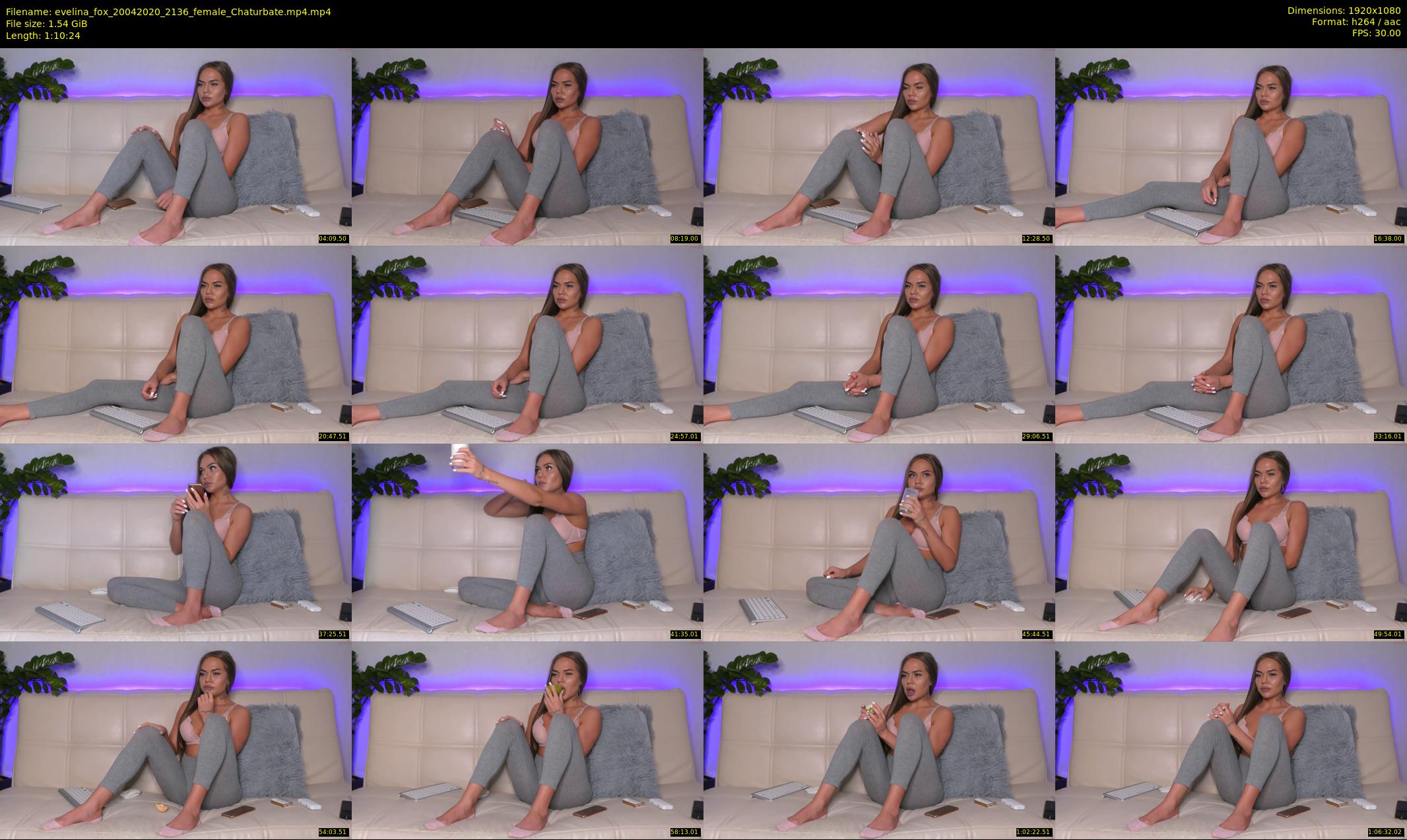 evelina_fox — 71 minute Chaturbate female cam show recording, 1080p, Apr 20, 2020