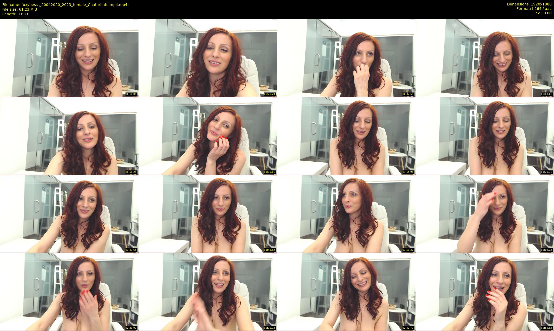 foxynesss — 4 minute Chaturbate female cam show recording, 1080p, Apr 20, 2020