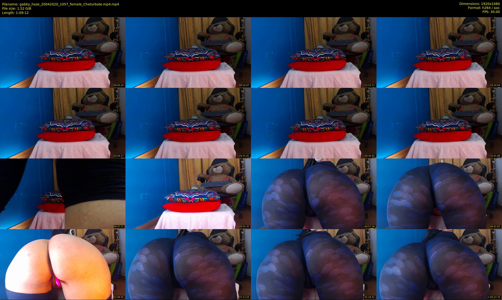 gabby_haze — 70 minute Chaturbate female cam show recording, 1080p, Apr 20, 2020