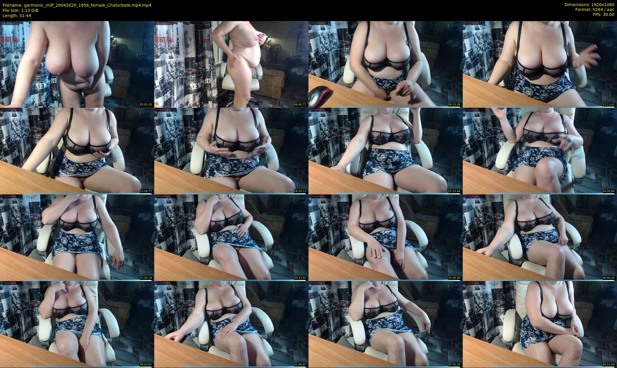 garmonic_milf — 52 minute Chaturbate female cam show recording, 1080p, Apr 20, 2020
