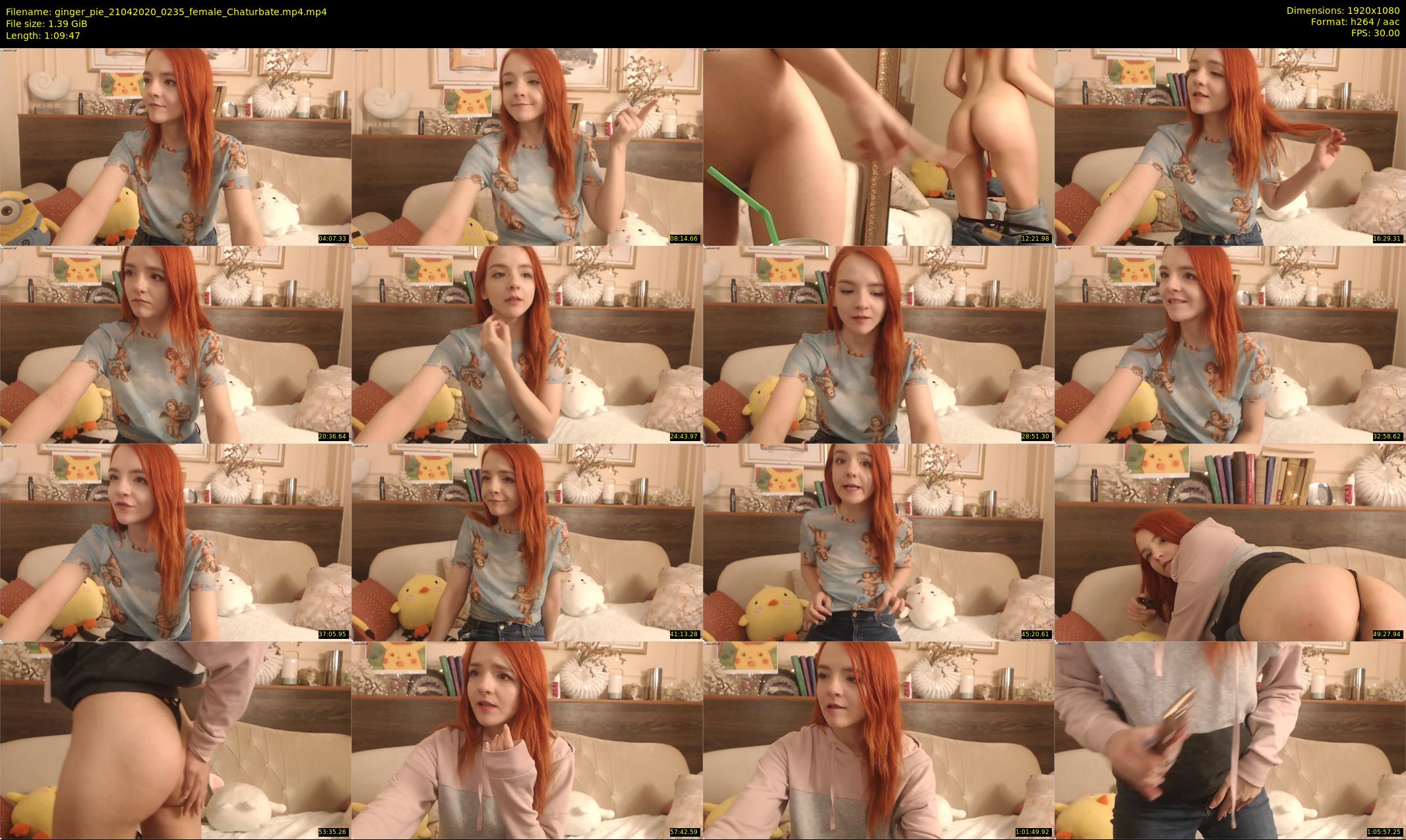 ginger_pie — 70 minute Chaturbate female cam show recording, 1080p, Apr 21, 2020