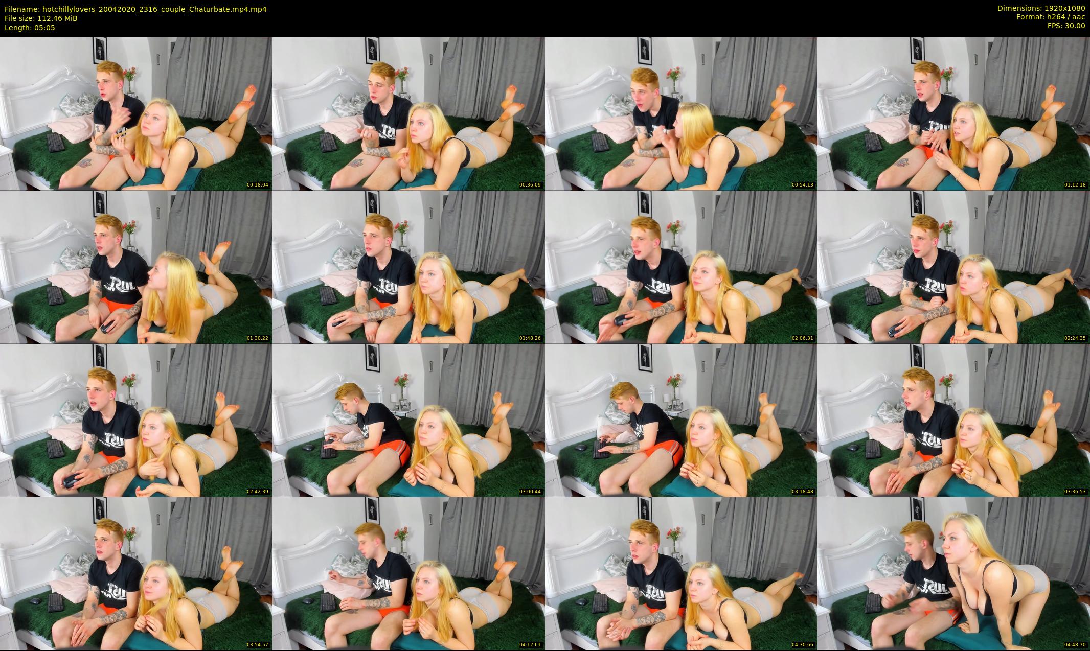 hotchillylovers — 6 minute Chaturbate couple cam show recording, 1080p, Apr 20, 2020