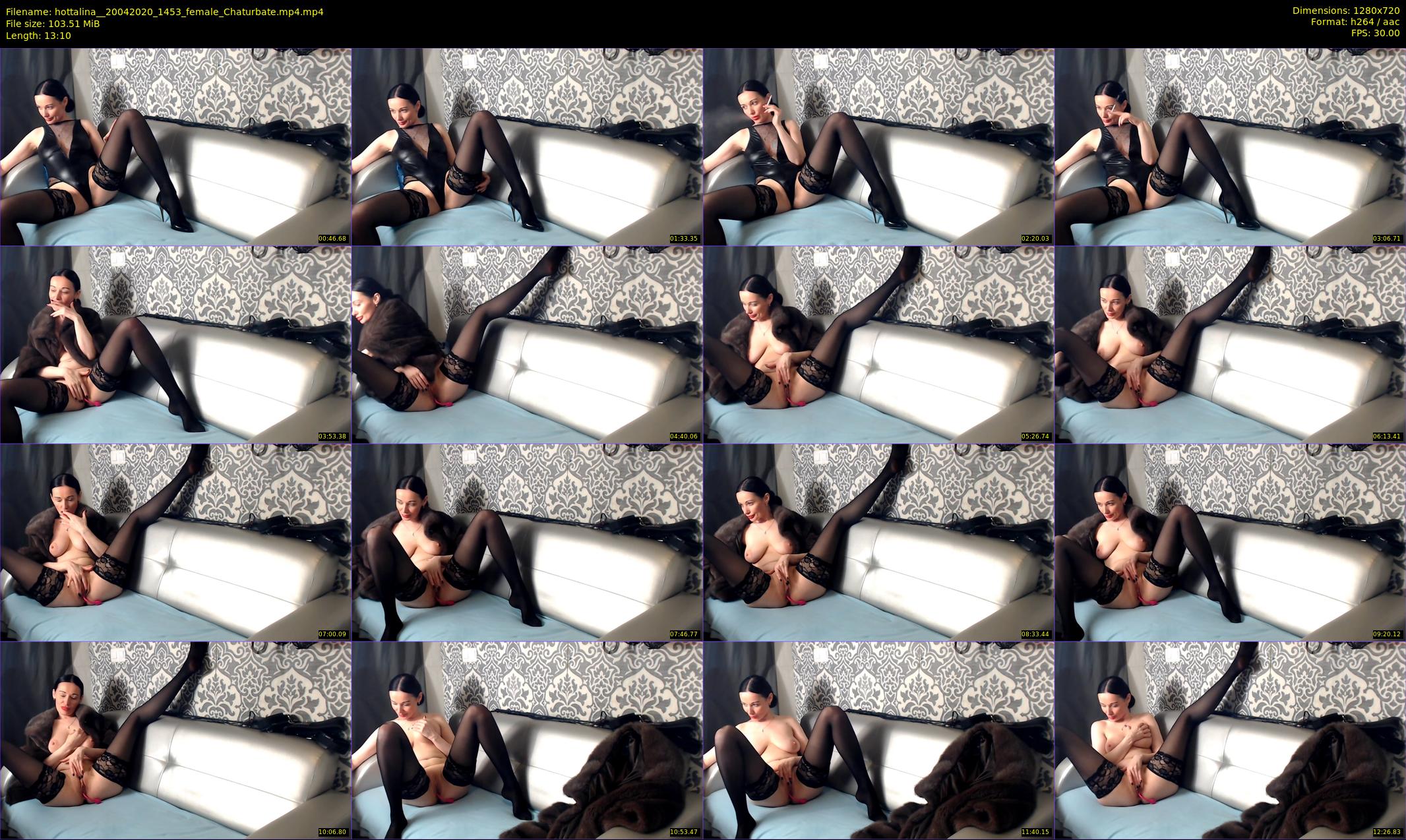 hottalina_ — 14 minute Chaturbate female cam show recording, 720p, Apr 20, 2020