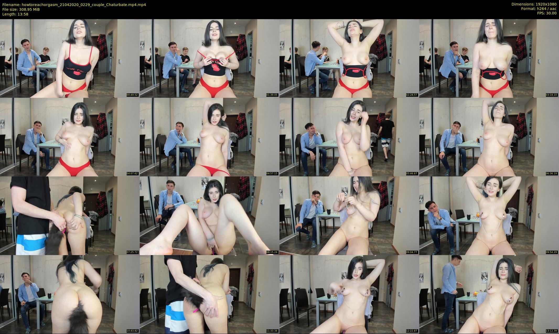 howtoreachorgasm — 14 minute Chaturbate couple cam show recording, 1080p, Apr 21, 2020