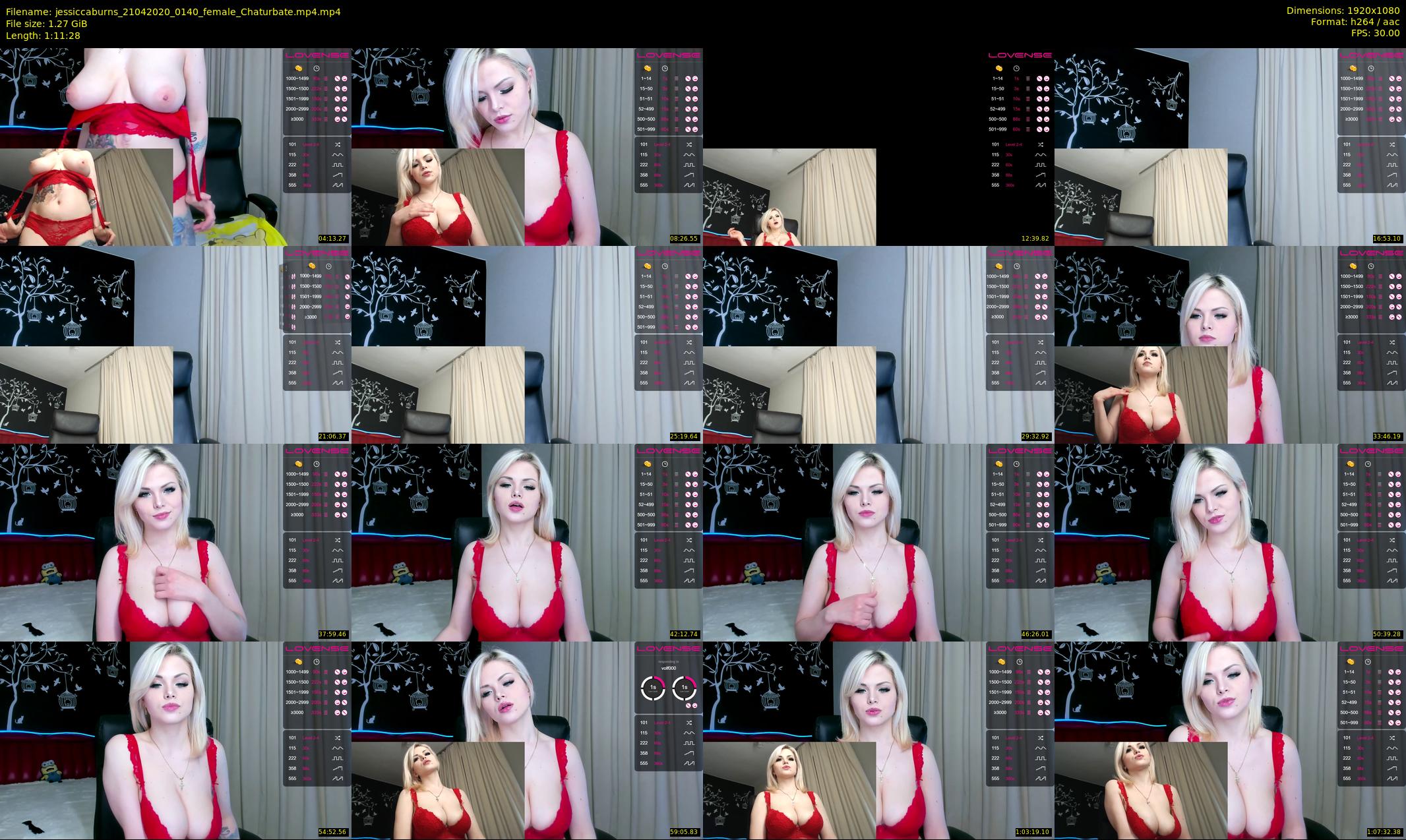 jessiccaburns — 72 minute Chaturbate female cam show recording, 1080p, Apr 21, 2020