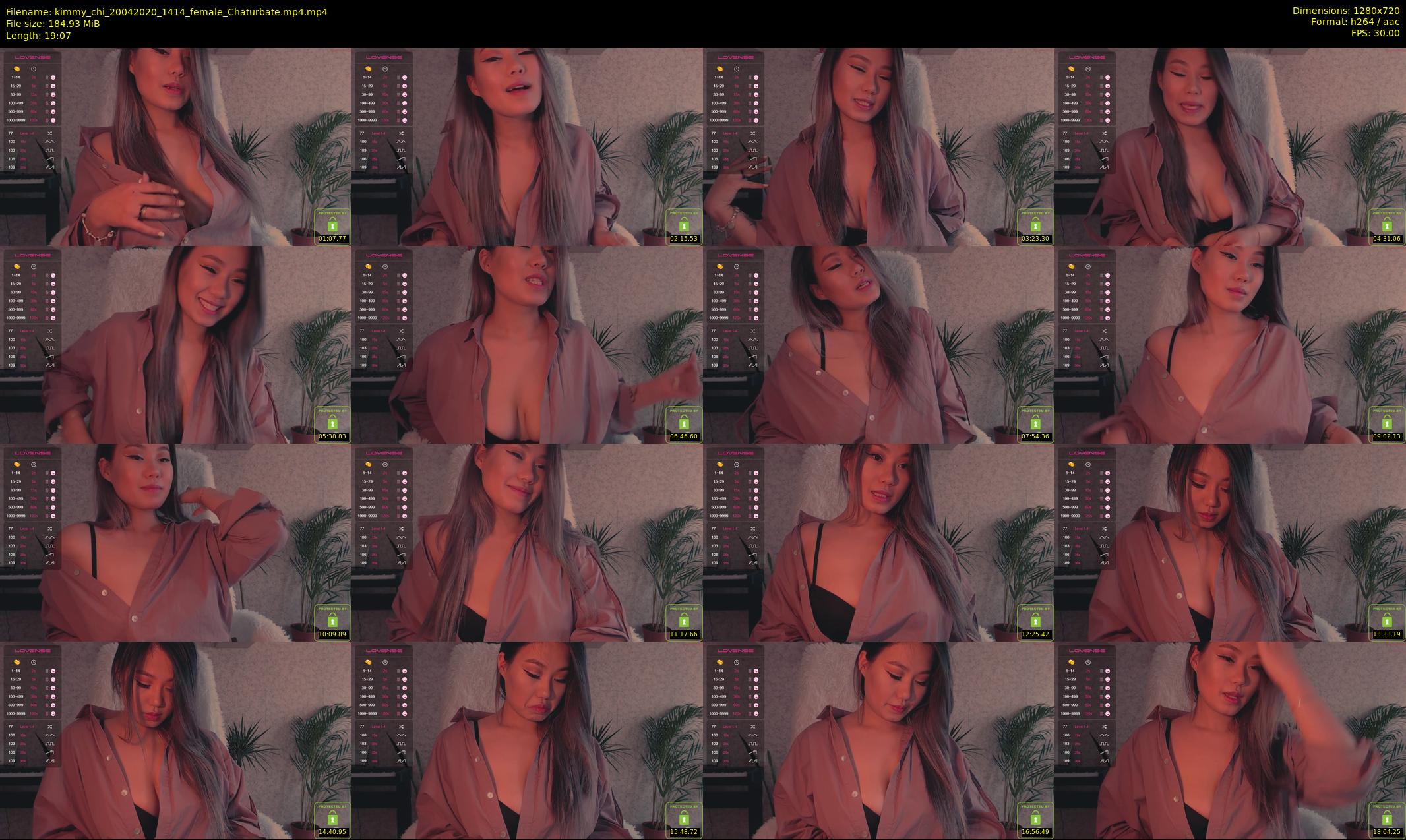 kimmy_chi — 20 minute Chaturbate female cam show recording, 720p, Apr 20, 2020