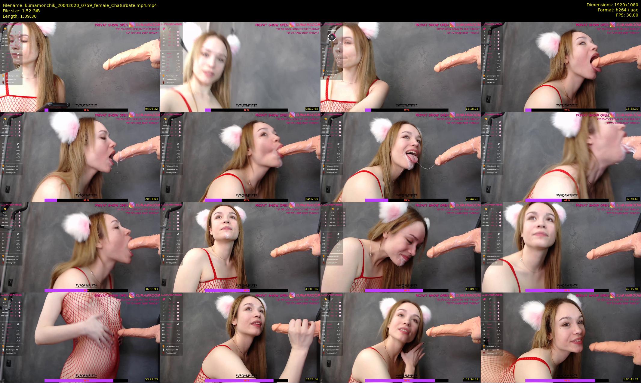 kumamonchik — 70 minute Chaturbate couple cam show recording, 1080p, Apr 20, 2020