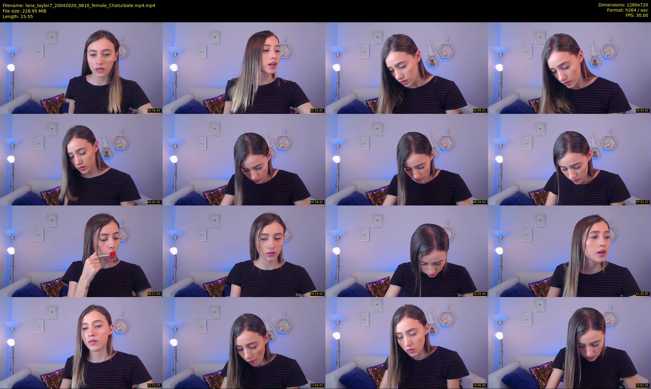 lana_taylor7 — 16 minute Chaturbate female cam show recording, 720p, Apr 20, 2020