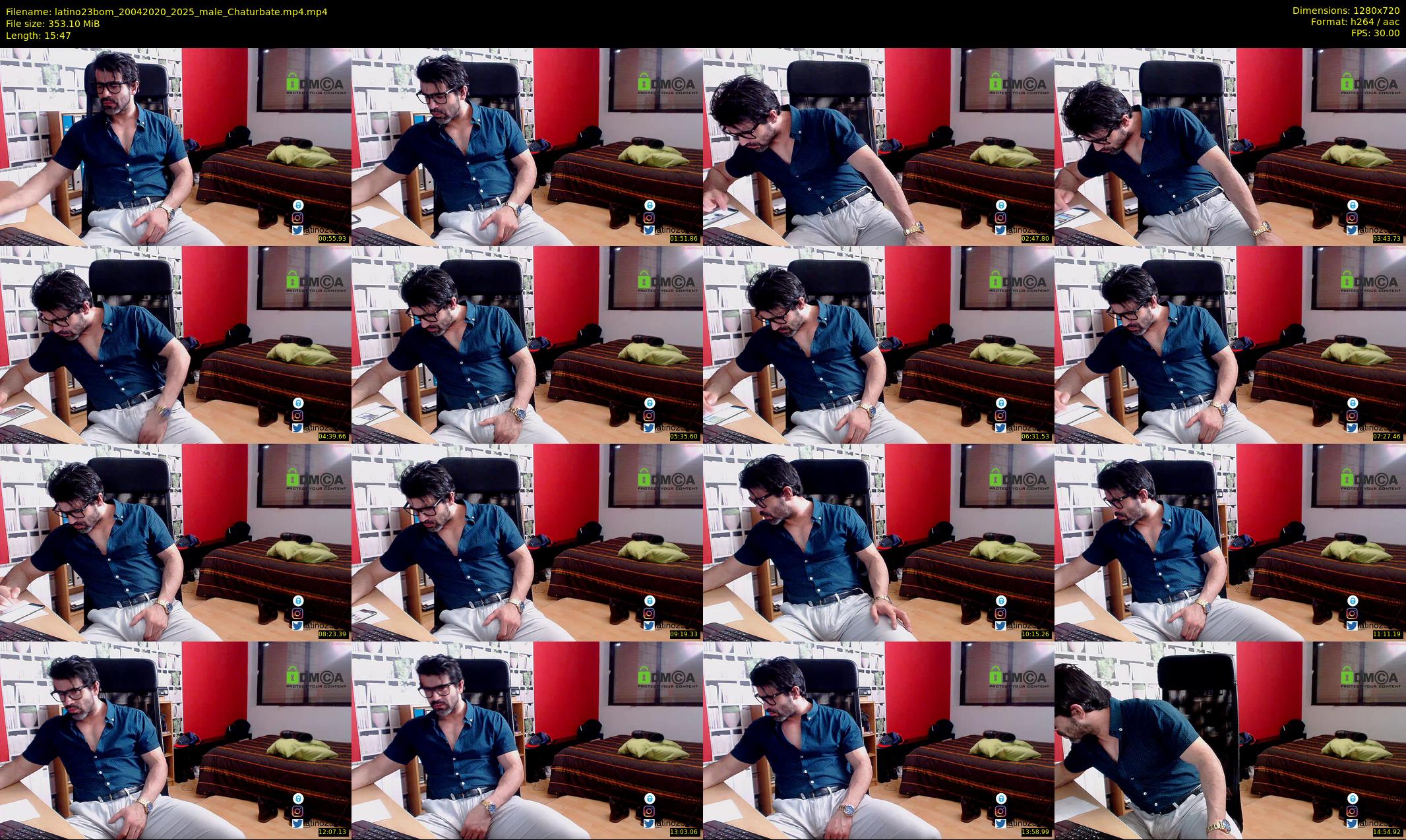 latino23bom — 16 minute Chaturbate male cam show recording, 720p, Apr 20, 2020