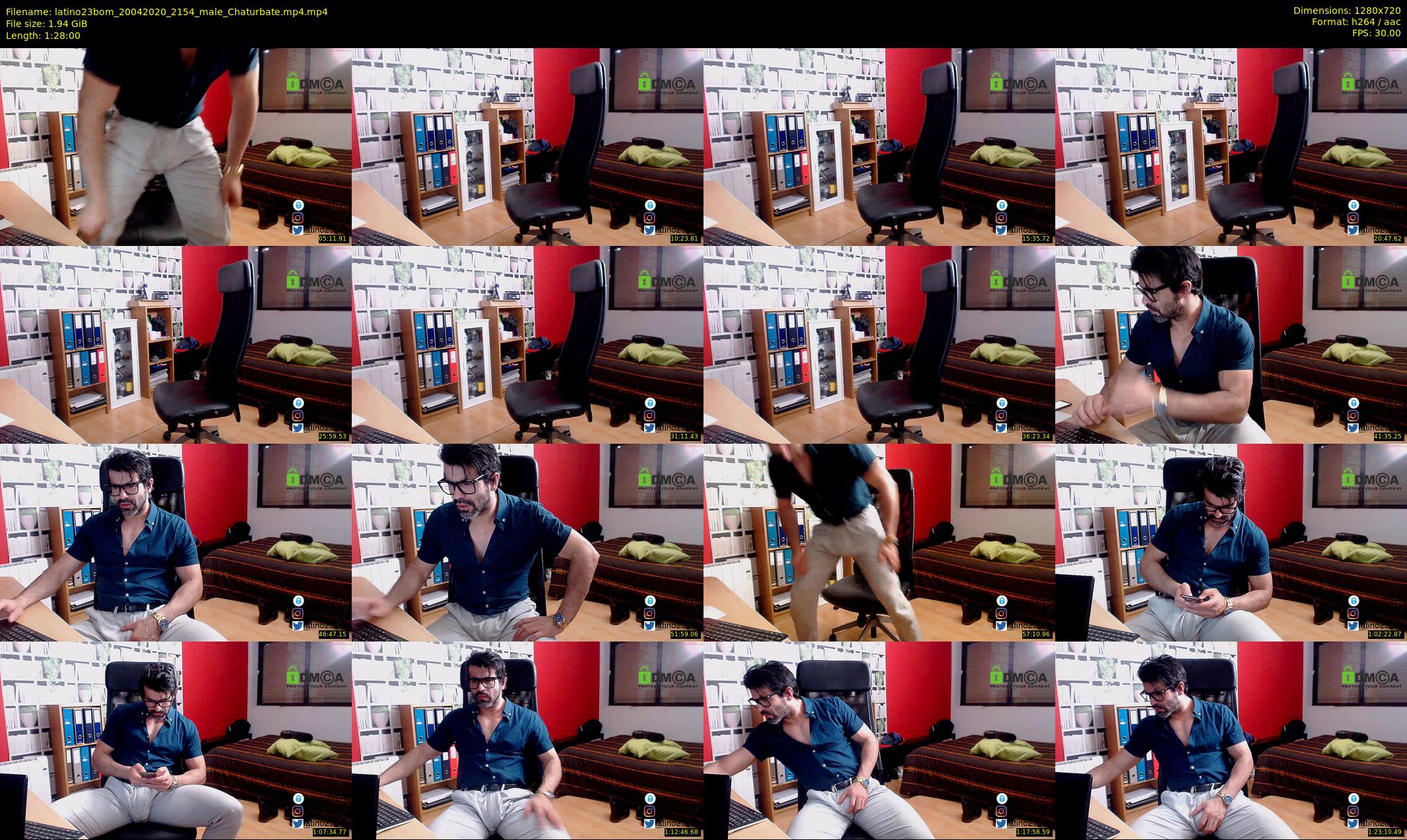 latino23bom — 88 minute Chaturbate male cam show recording, 720p, Apr 20, 2020