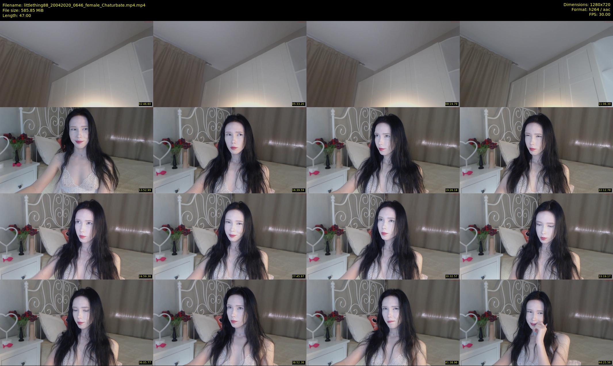 littlething88 — 47 minute Chaturbate female cam show recording, 720p, Apr 20, 2020