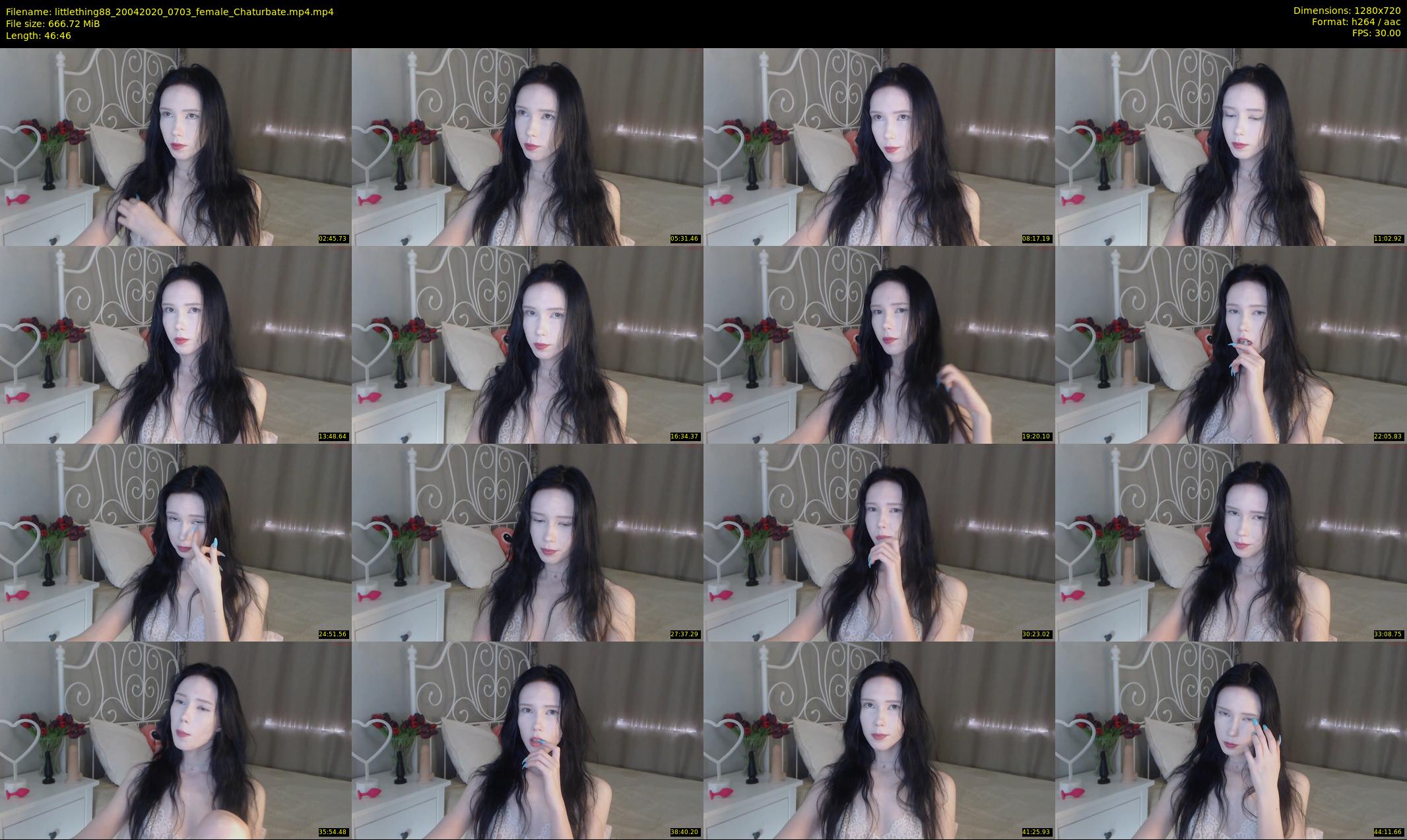 littlething88 — 47 minute Chaturbate female cam show recording, 720p, Apr 20, 2020