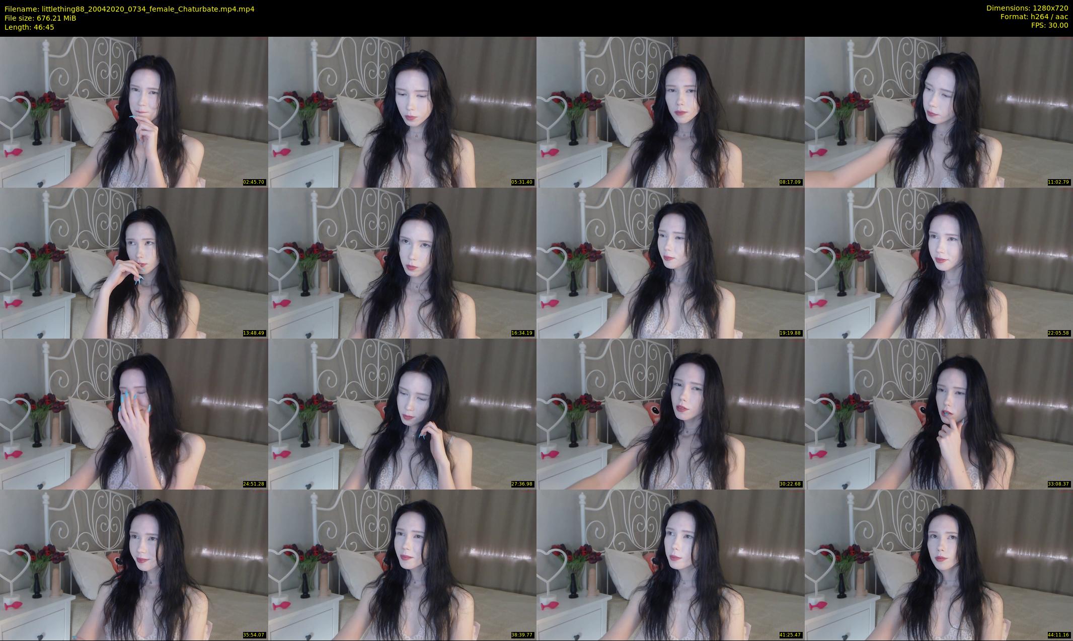littlething88 — 47 minute Chaturbate female cam show recording, 720p, Apr 20, 2020