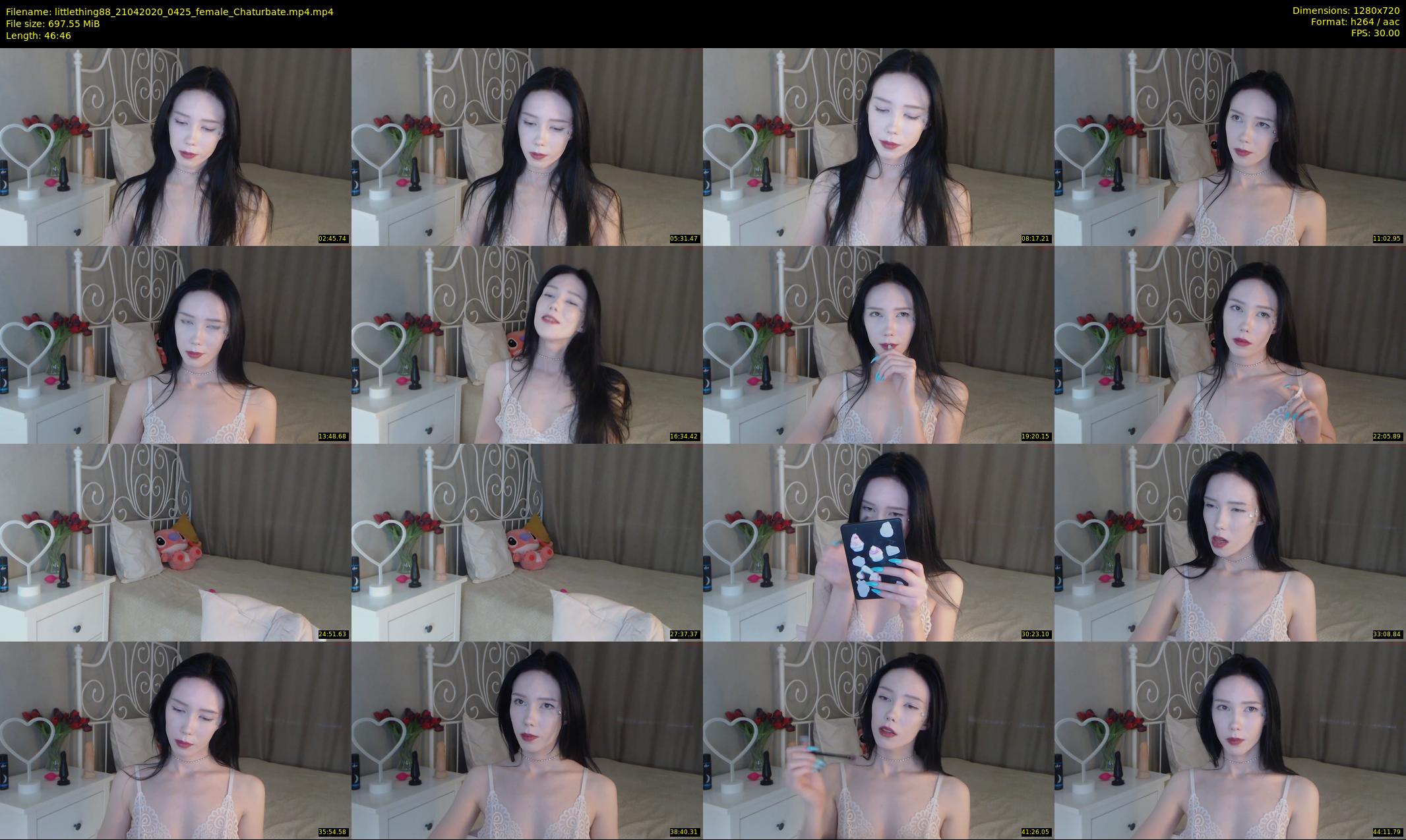 littlething88 — 47 minute Chaturbate female cam show recording, 720p, Apr 21, 2020