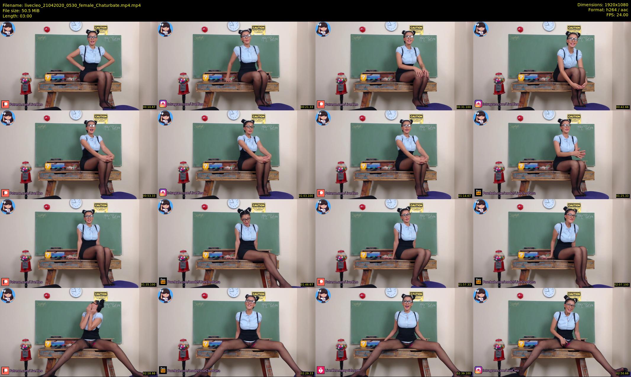 livecleo — 3 minute Chaturbate female cam show recording, 1080p, Apr 21, 2020