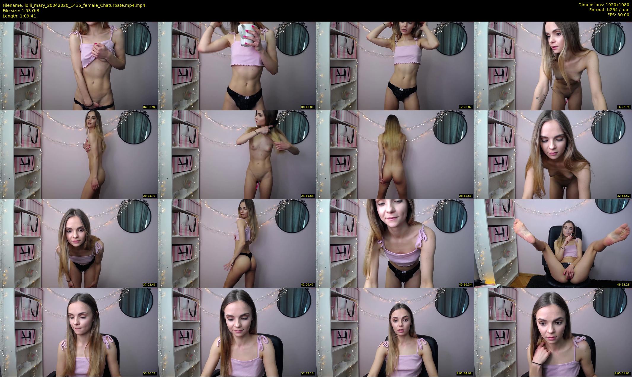 lolli_mary — 70 minute Chaturbate female cam show recording, 1080p, Apr 20, 2020
