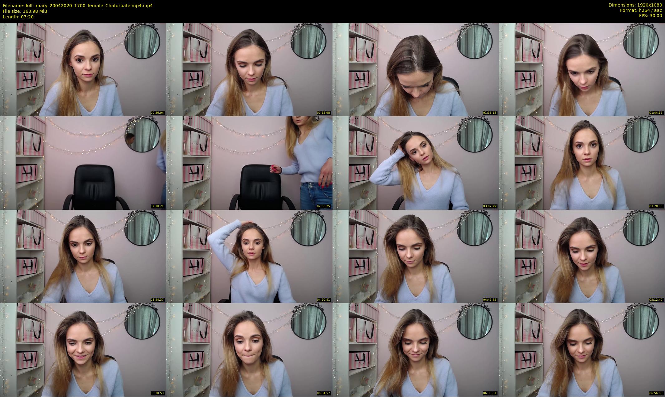 lolli_mary — 8 minute Chaturbate female cam show recording, 1080p, Apr 20, 2020