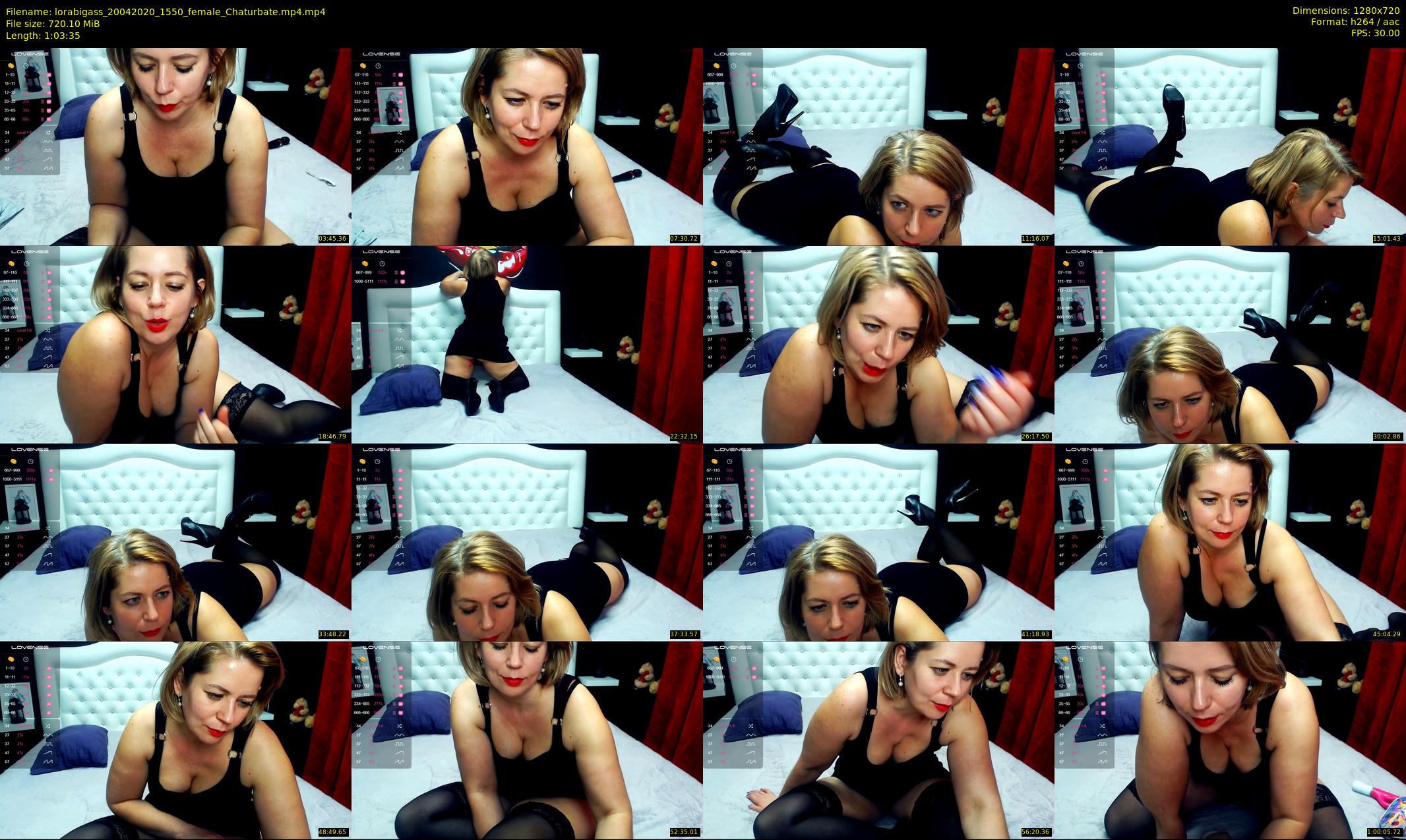lorabigass — 64 minute Chaturbate female cam show recording, 720p, Apr 20, 2020