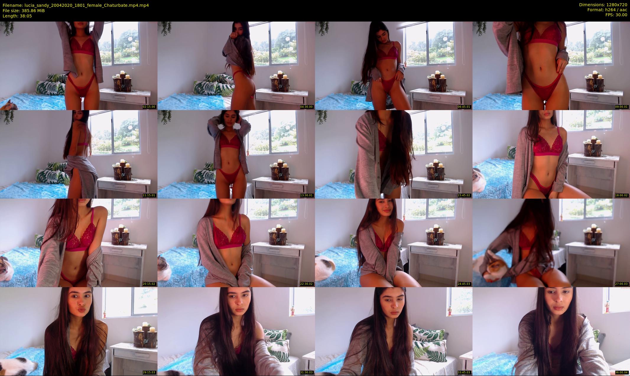 lucia_sandy — 39 minute Chaturbate female cam show recording, 720p, Apr 20, 2020