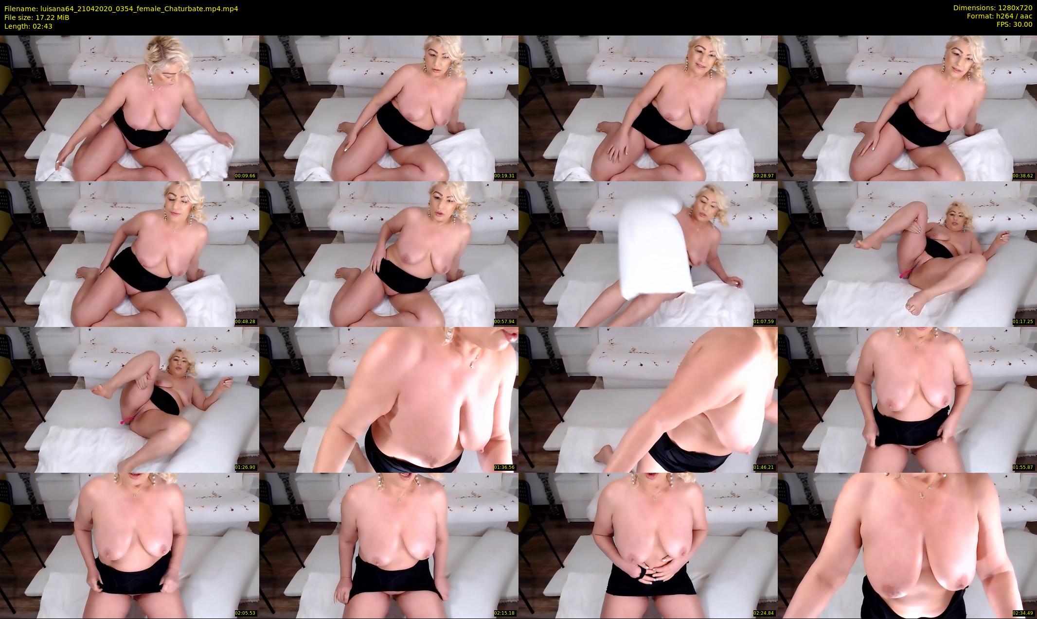 luisana64 — 3 minute Chaturbate female cam show recording, 720p, Apr 21, 2020
