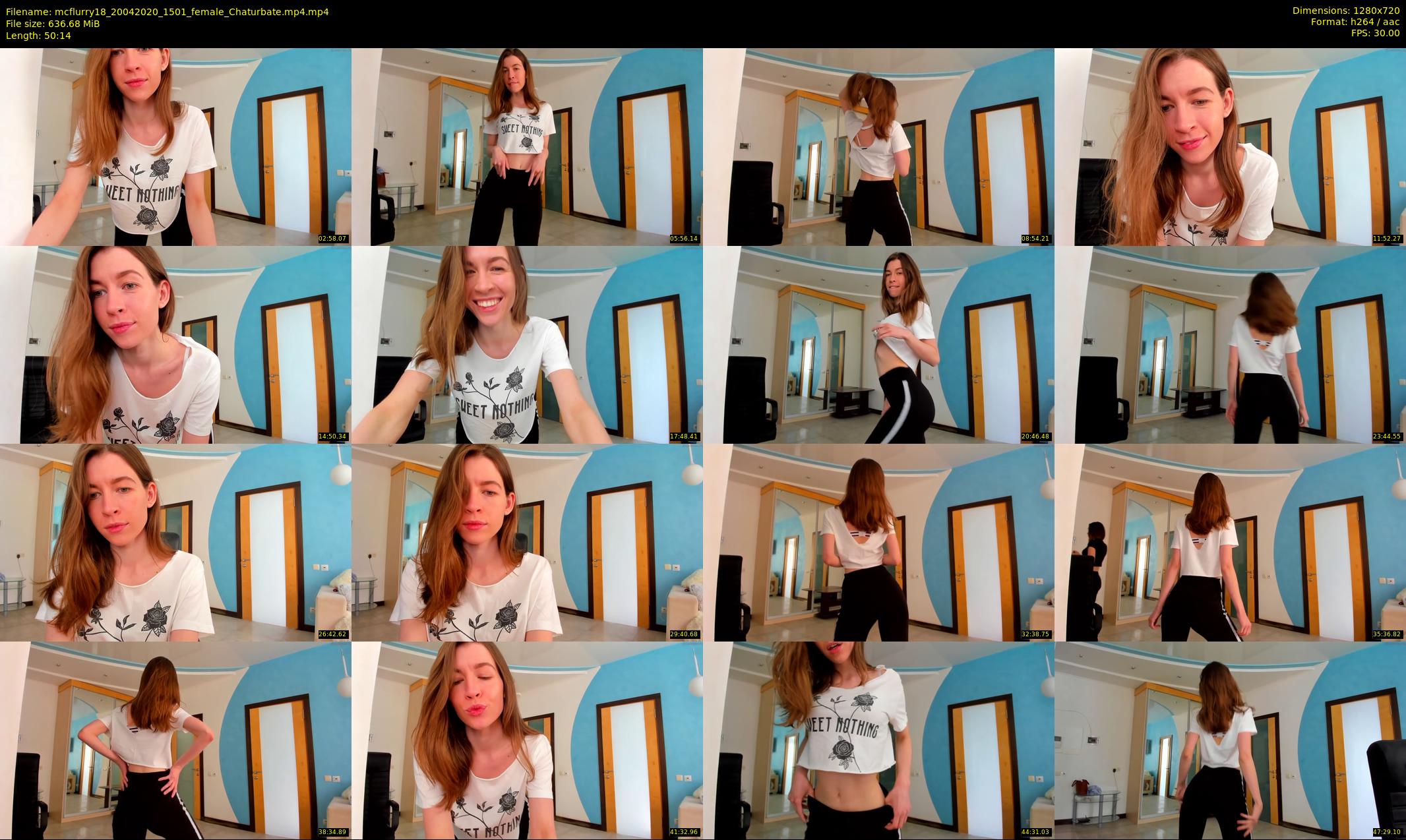 mcflurry18 — 51 minute Chaturbate female cam show recording, 720p, Apr 20, 2020