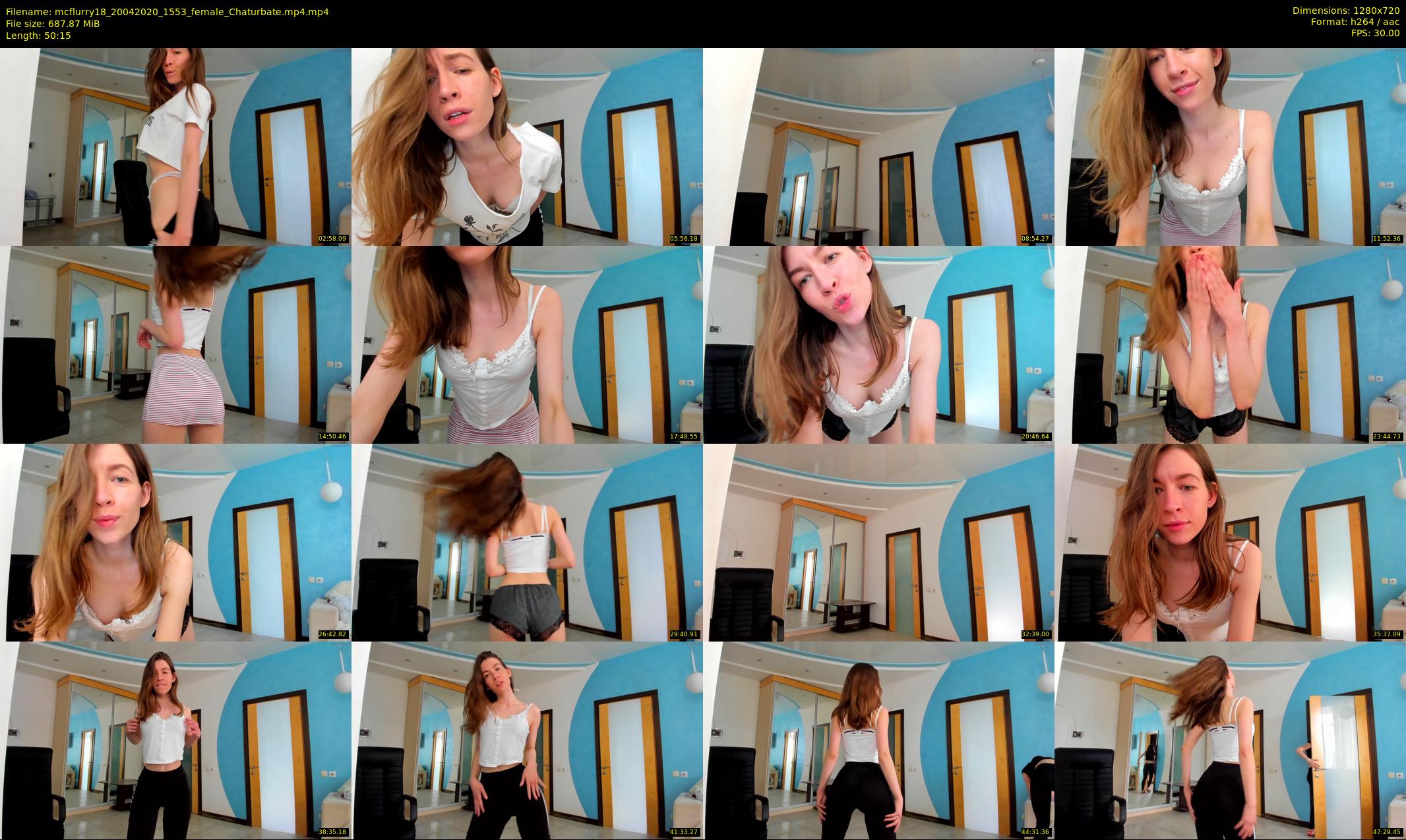 mcflurry18 — 51 minute Chaturbate female cam show recording, 720p, Apr 20, 2020