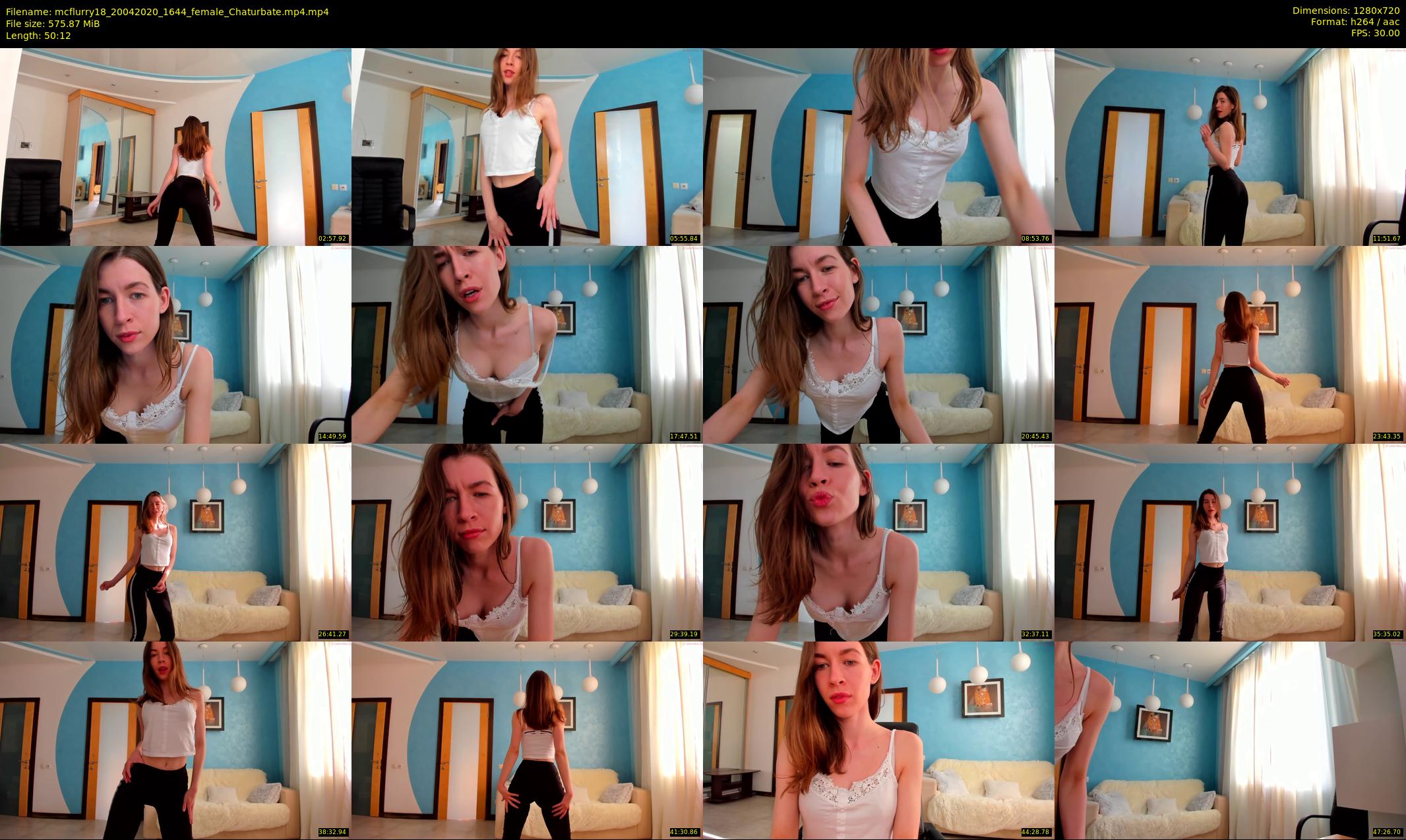 mcflurry18 — 51 minute Chaturbate female cam show recording, 720p, Apr 20, 2020