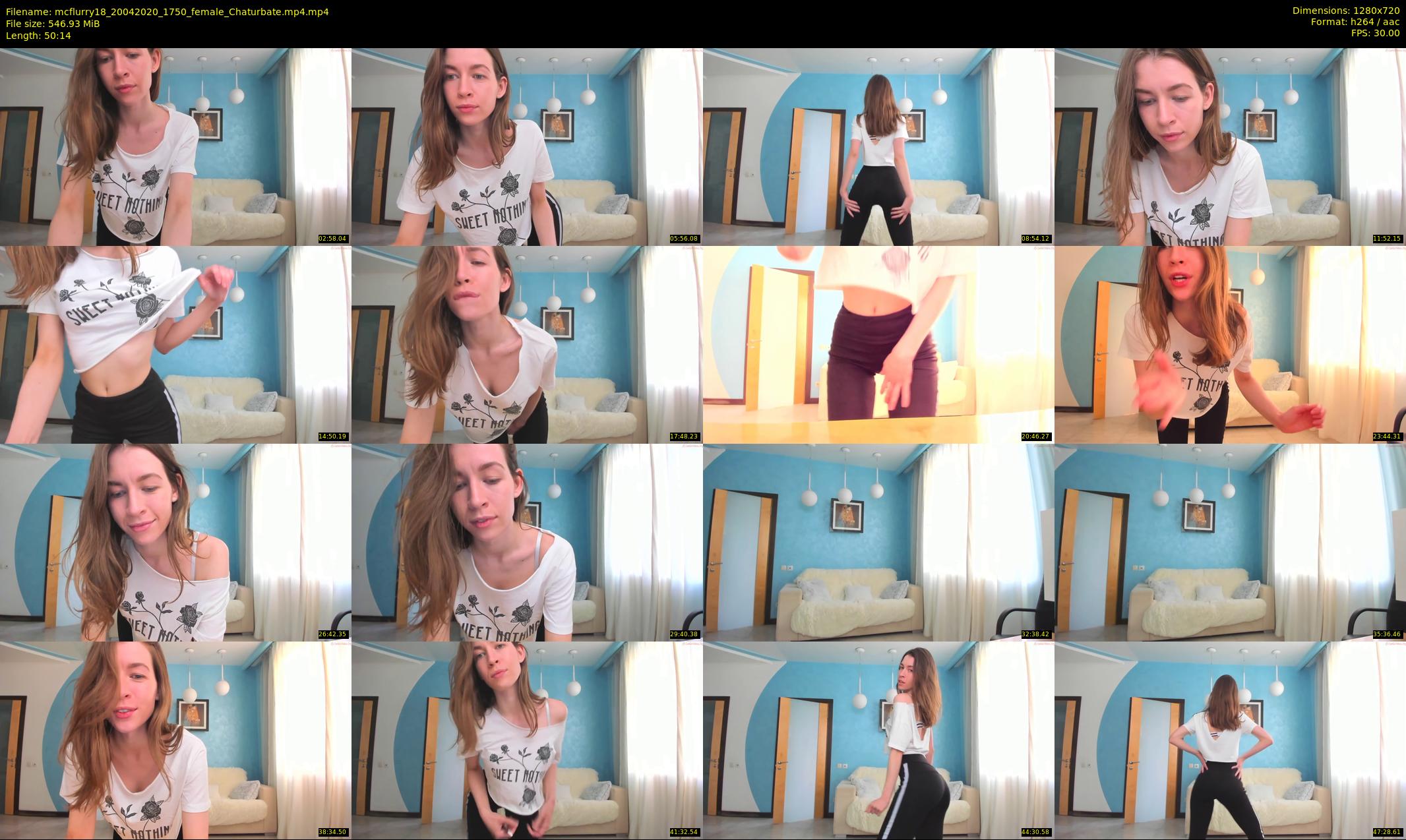 mcflurry18 — 51 minute Chaturbate female cam show recording, 720p, Apr 20, 2020