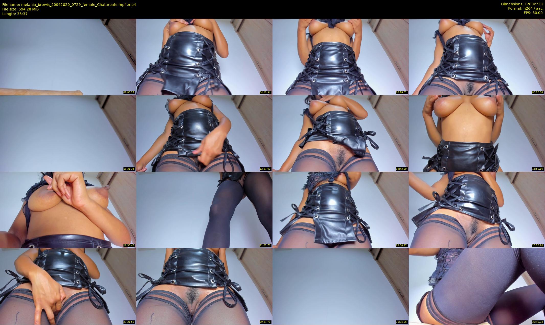 melania_browis — 36 minute Chaturbate female cam show recording, 720p, Apr 20, 2020