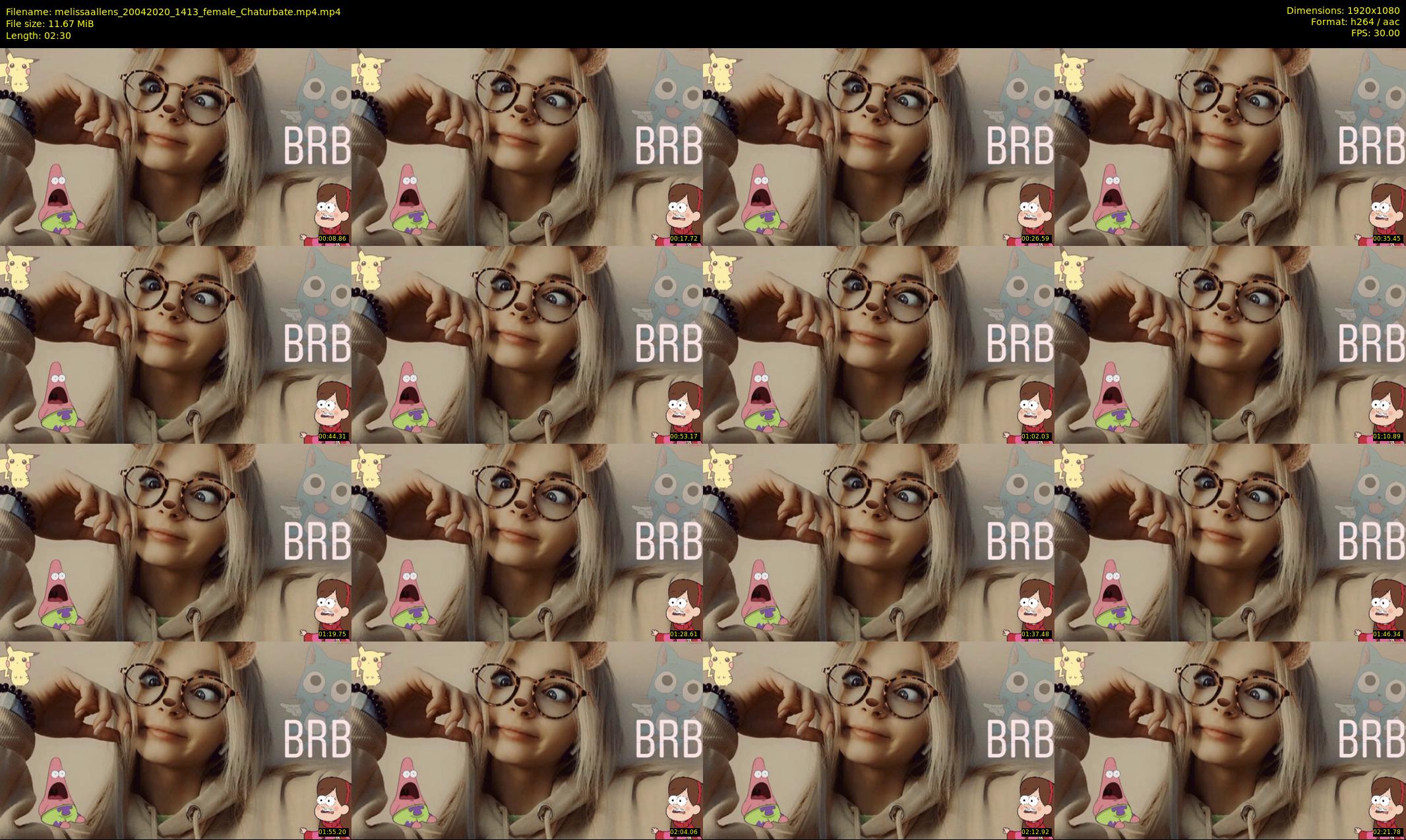 melissaallens — 3 minute Chaturbate female cam show recording, 1080p, Apr 20, 2020
