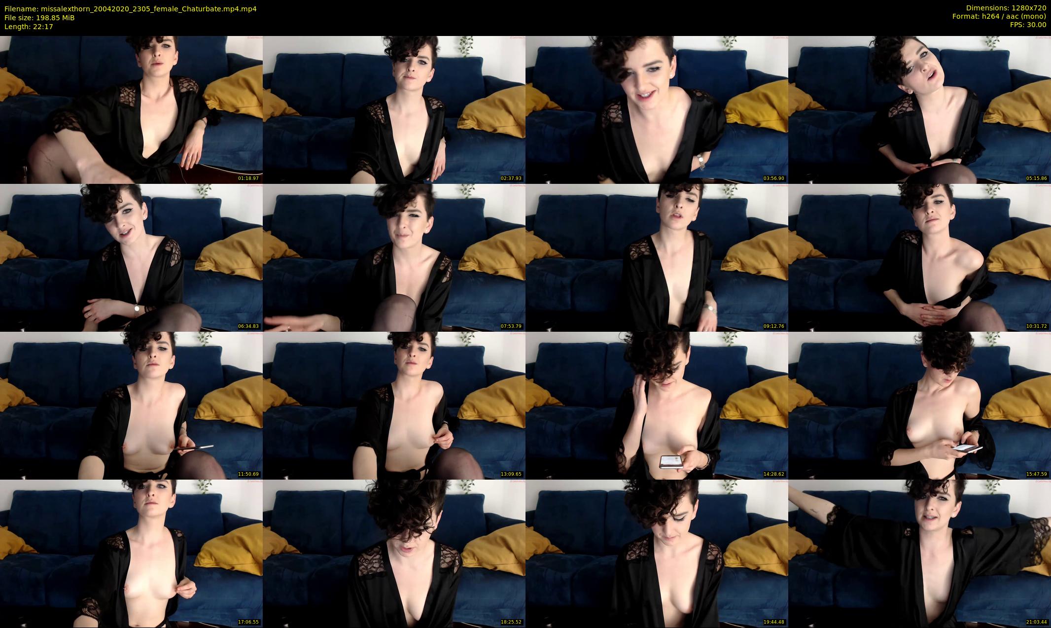 missalexthorn — 23 minute Chaturbate female cam show recording, 720p, Apr 20, 2020
