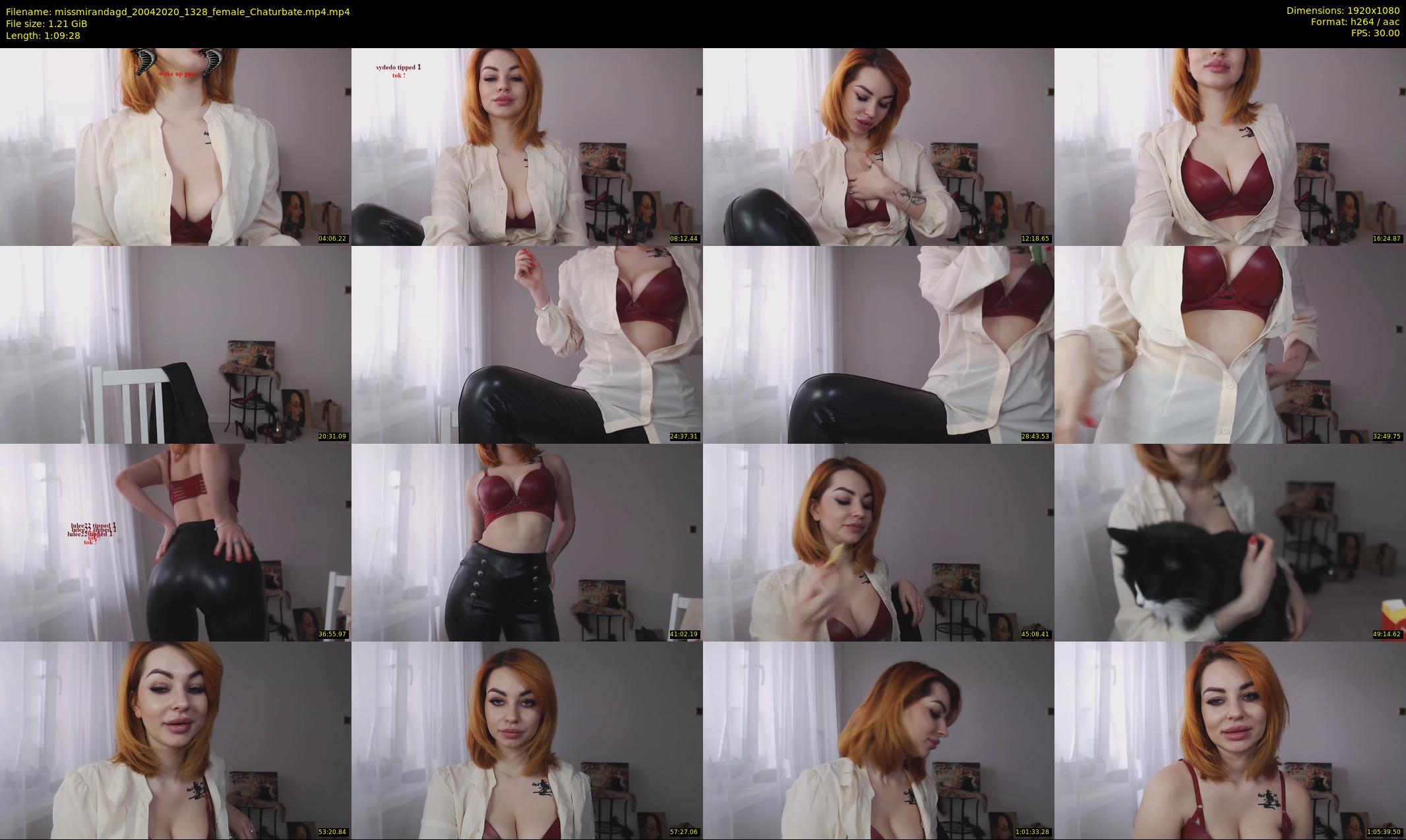 missmirandagd — 70 minute Chaturbate female cam show recording, 1080p, Apr 20, 2020