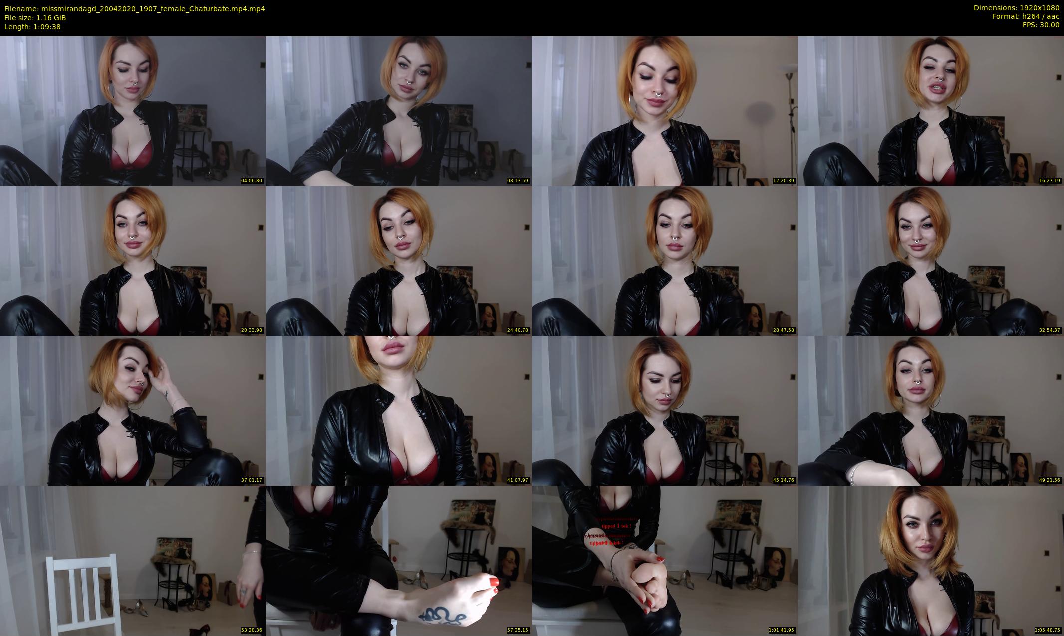 missmirandagd — 70 minute Chaturbate female cam show recording, 1080p, Apr 20, 2020