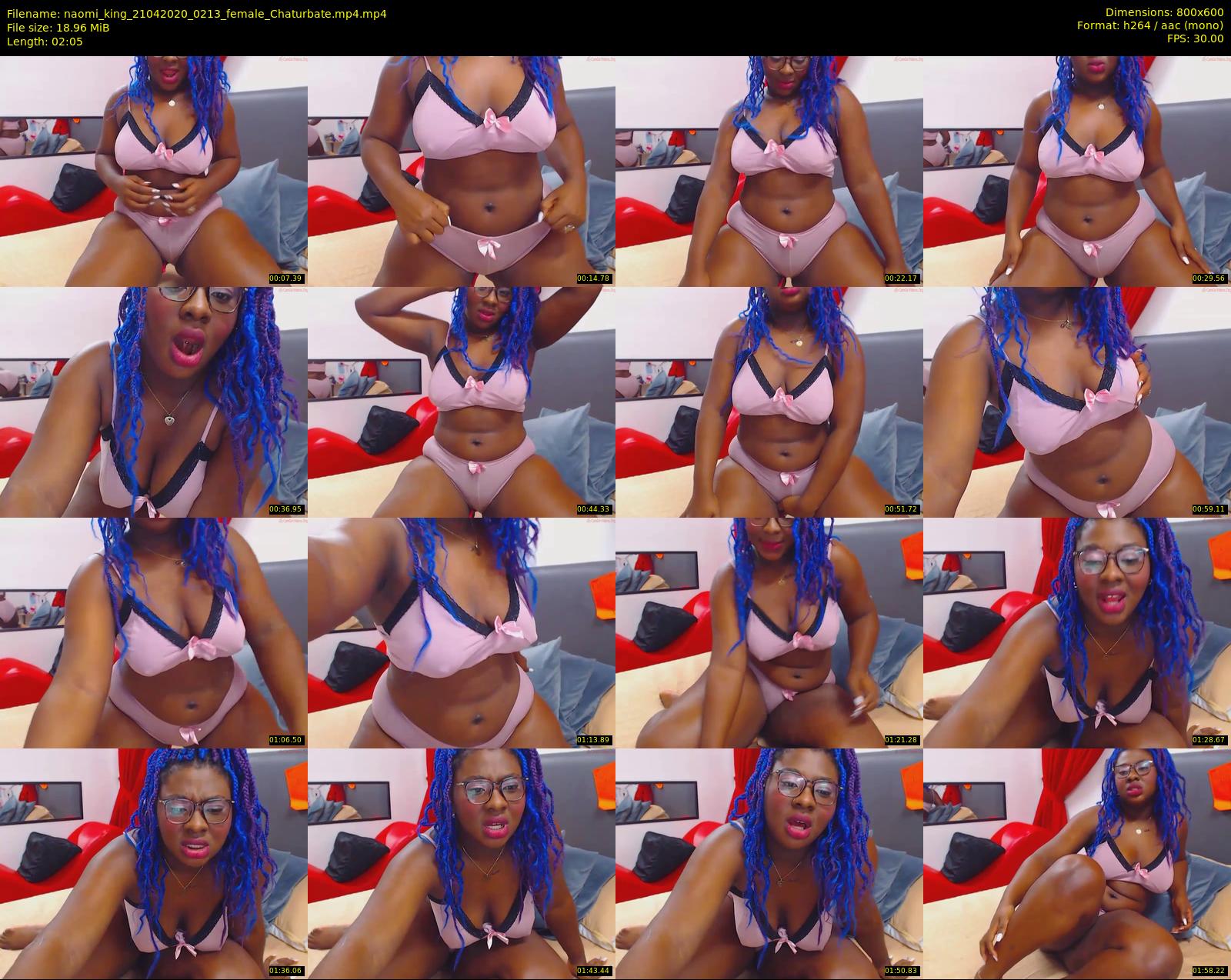 naomi_king — 3 minute Chaturbate female cam show recording, 480p, Apr 21, 2020