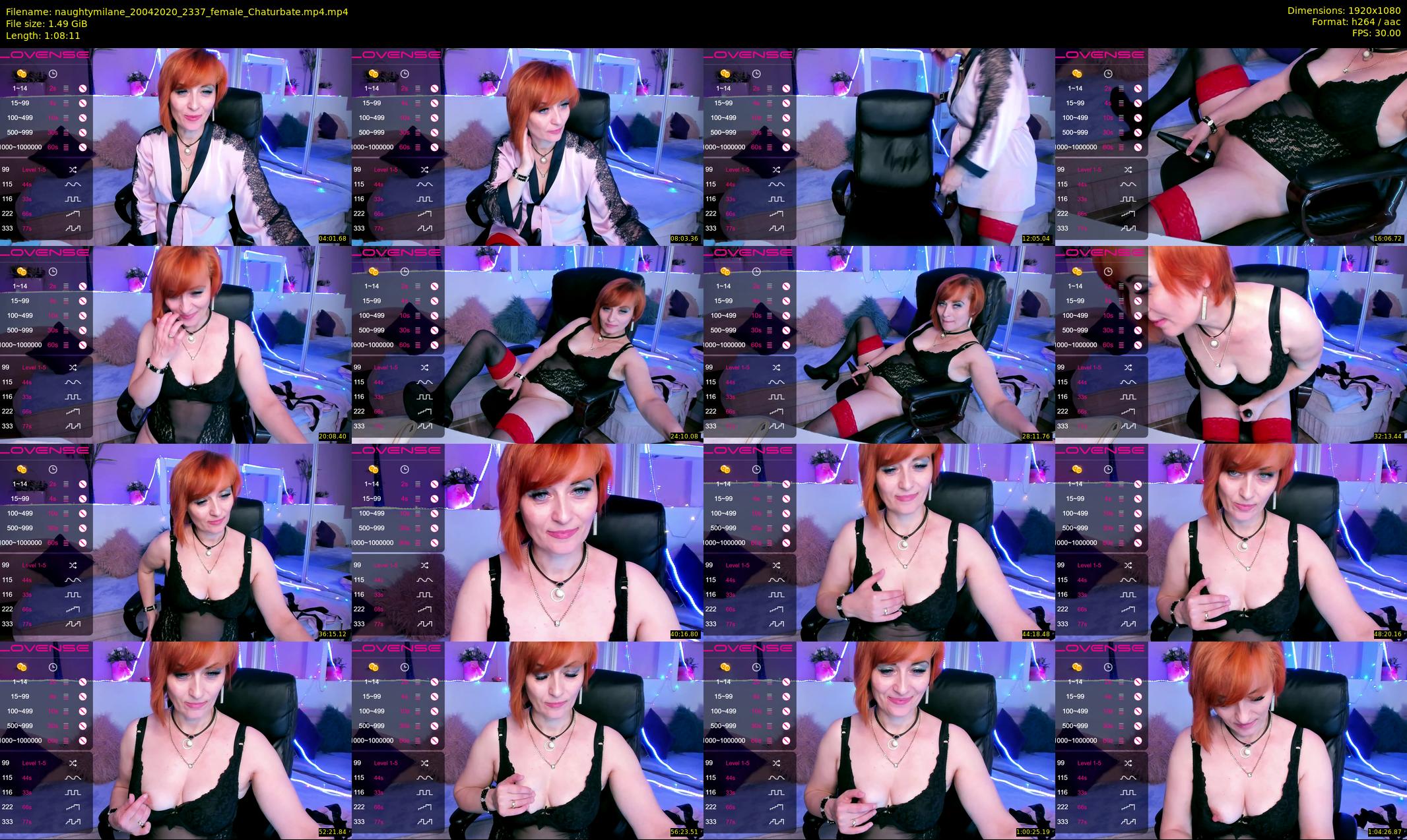 naughtymilane — 69 minute Chaturbate female cam show recording, 1080p, Apr 20, 2020