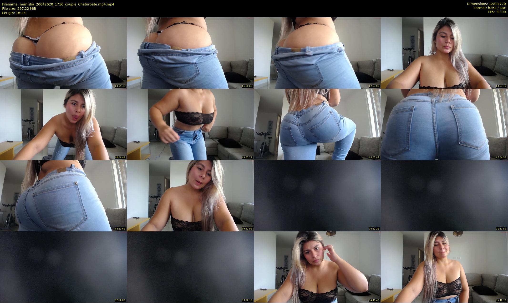 nemisha — 17 minute Chaturbate female cam show recording, 720p, Apr 20, 2020