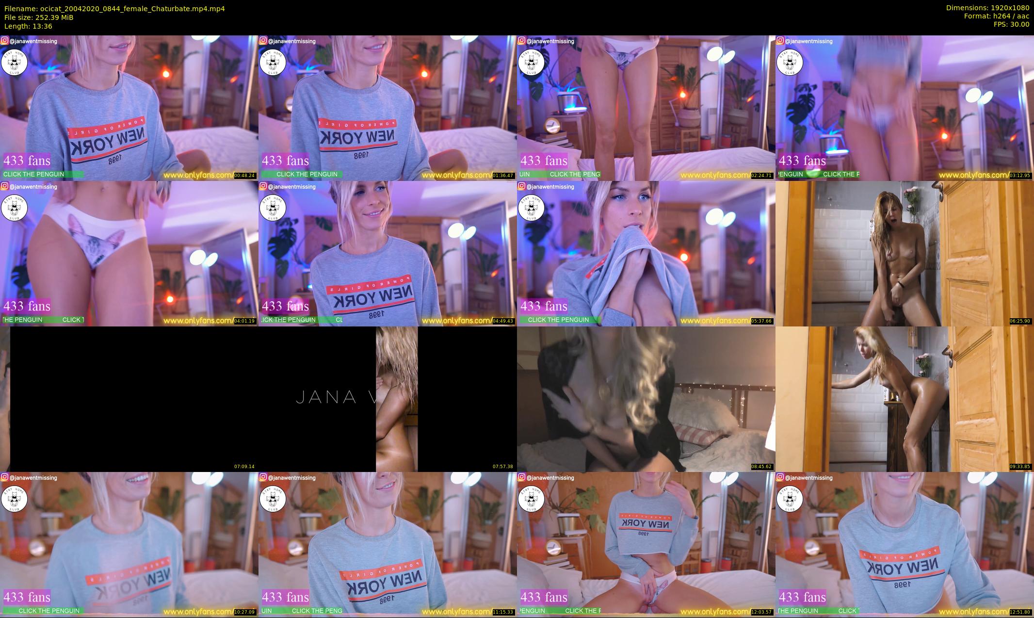 ocicat — 14 minute Chaturbate female cam show recording, 1080p, Apr 20, 2020