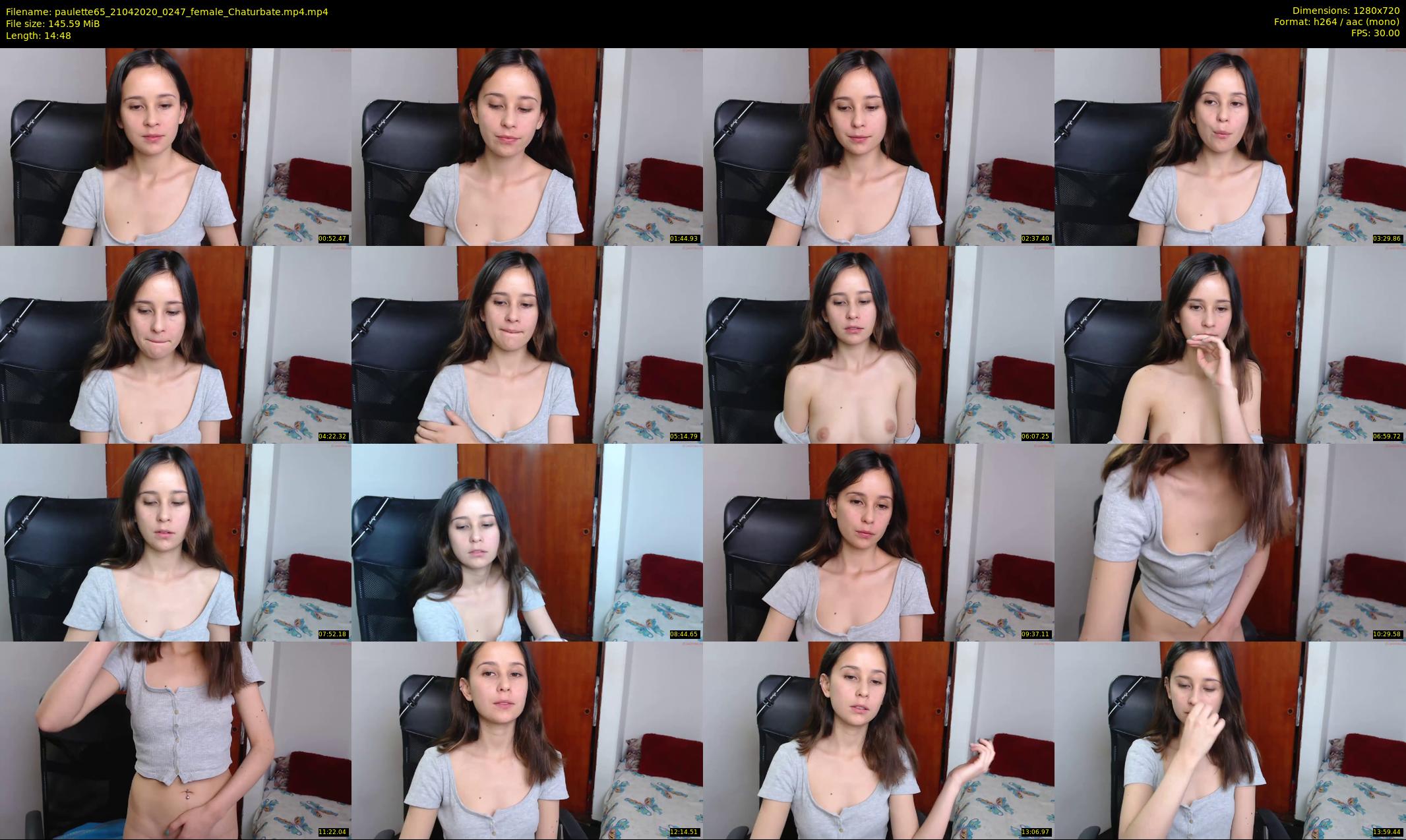 paulette65 — 15 minute Chaturbate female cam show recording, 720p, Apr 21, 2020