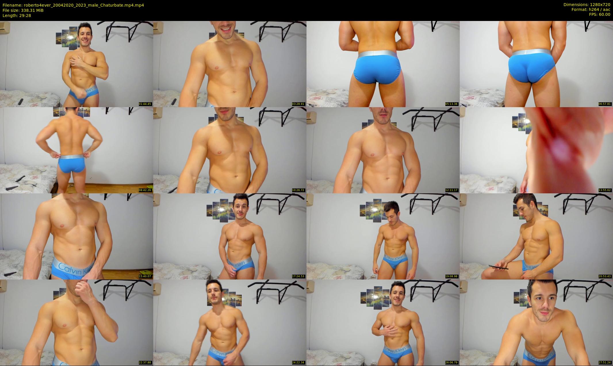 roberto4ever — 30 minute Chaturbate male cam show recording, 720p, Apr 20, 2020