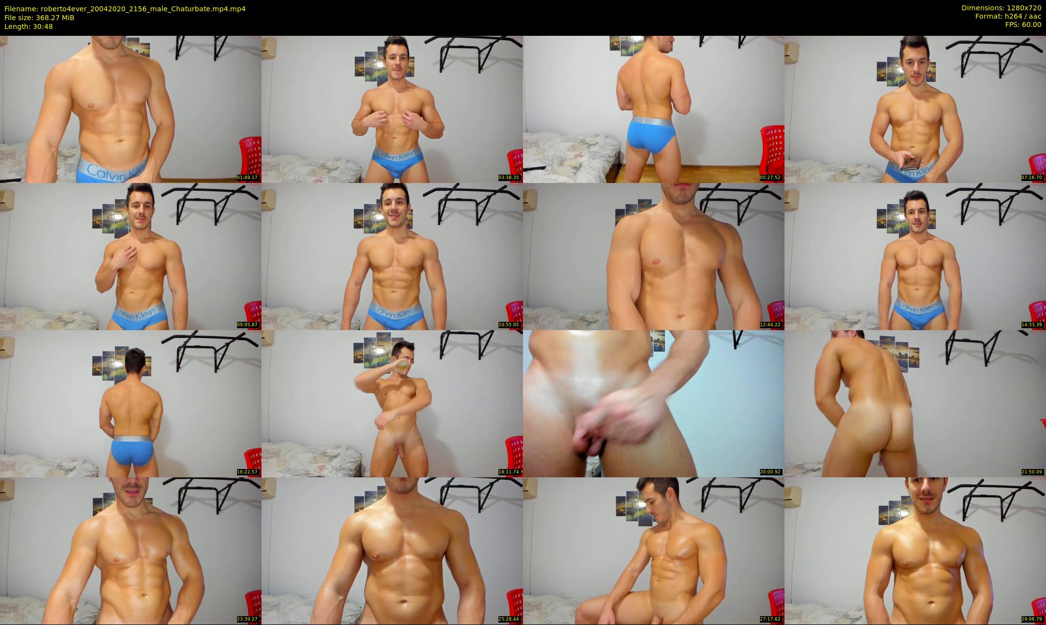 roberto4ever — 31 minute Chaturbate male cam show recording, 720p, Apr 20, 2020