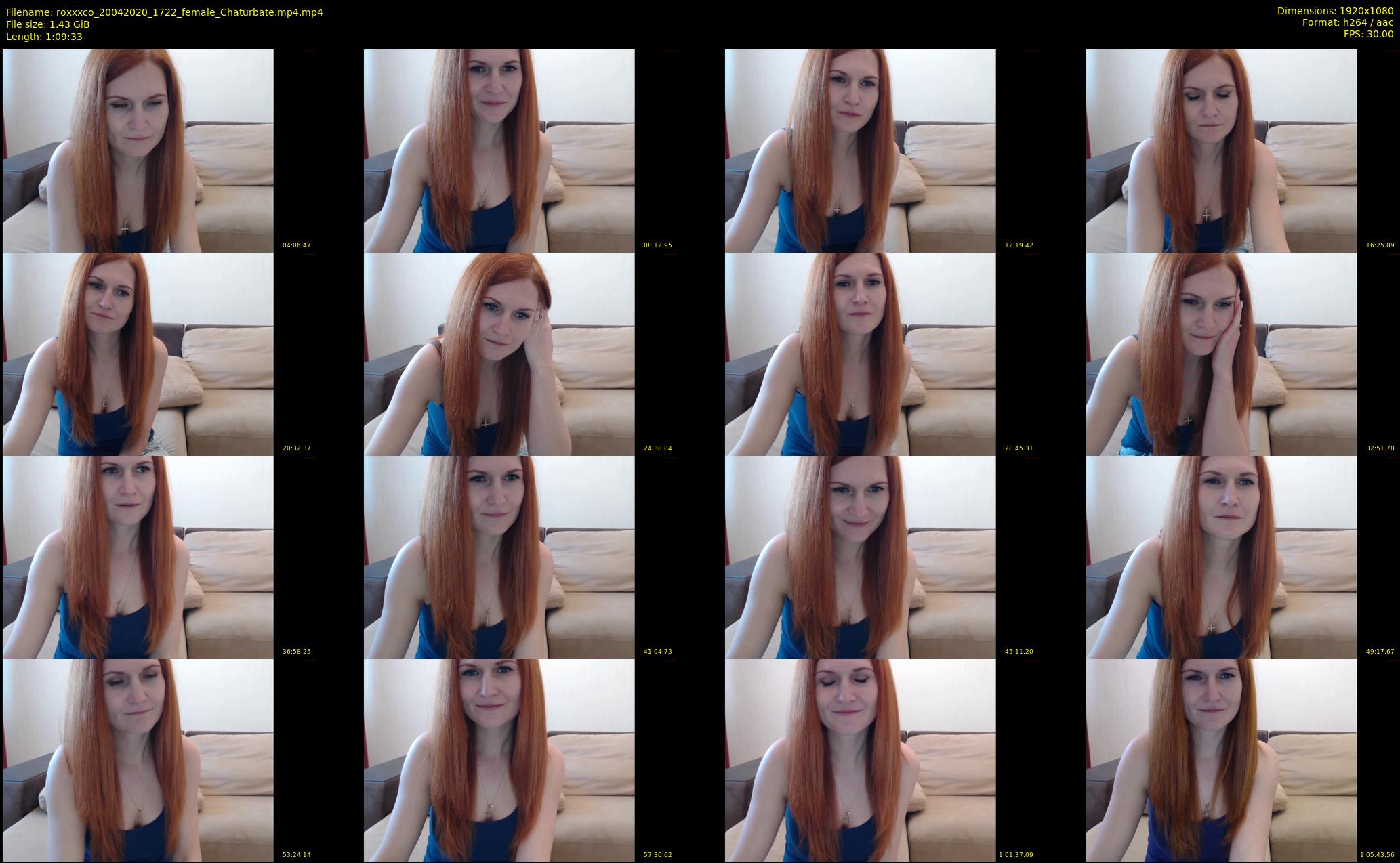 roxxxco — 70 minute Chaturbate female cam show recording, 1080p, Apr 20, 2020