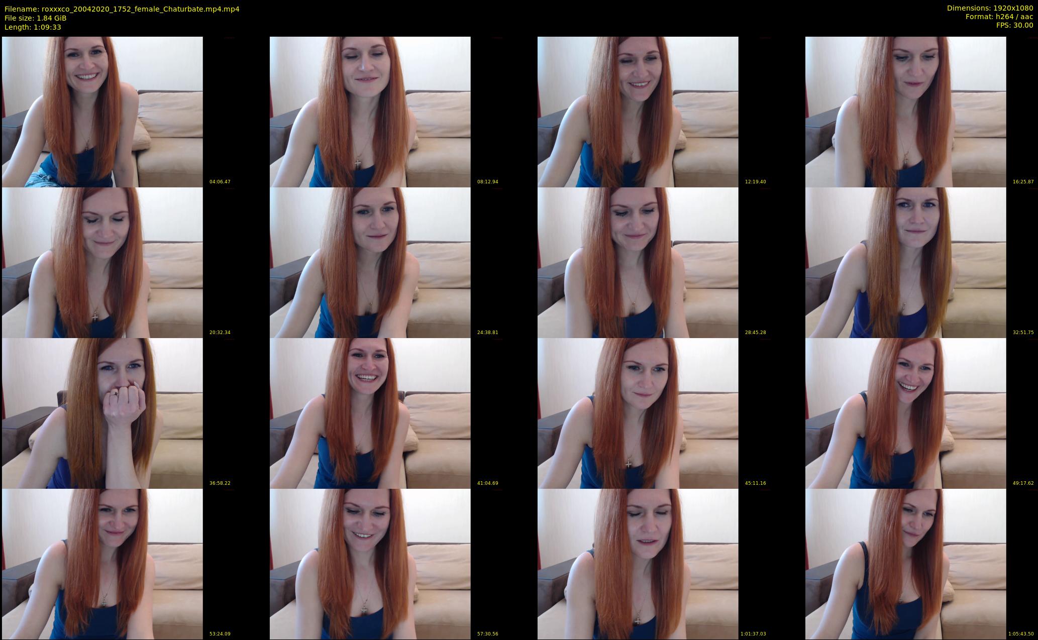 roxxxco — 70 minute Chaturbate female cam show recording, 1080p, Apr 20, 2020