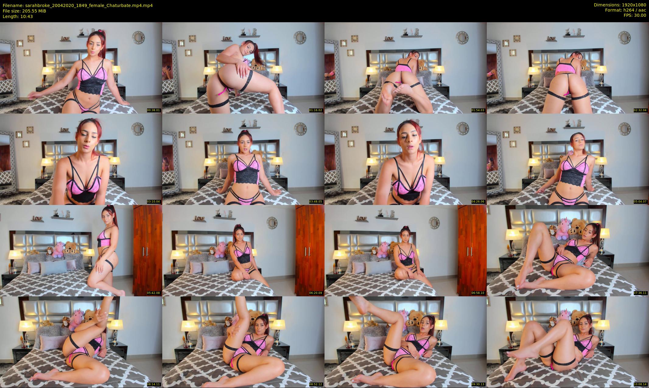 sarahbroke — 11 minute Chaturbate female cam show recording, 1080p, Apr 20, 2020