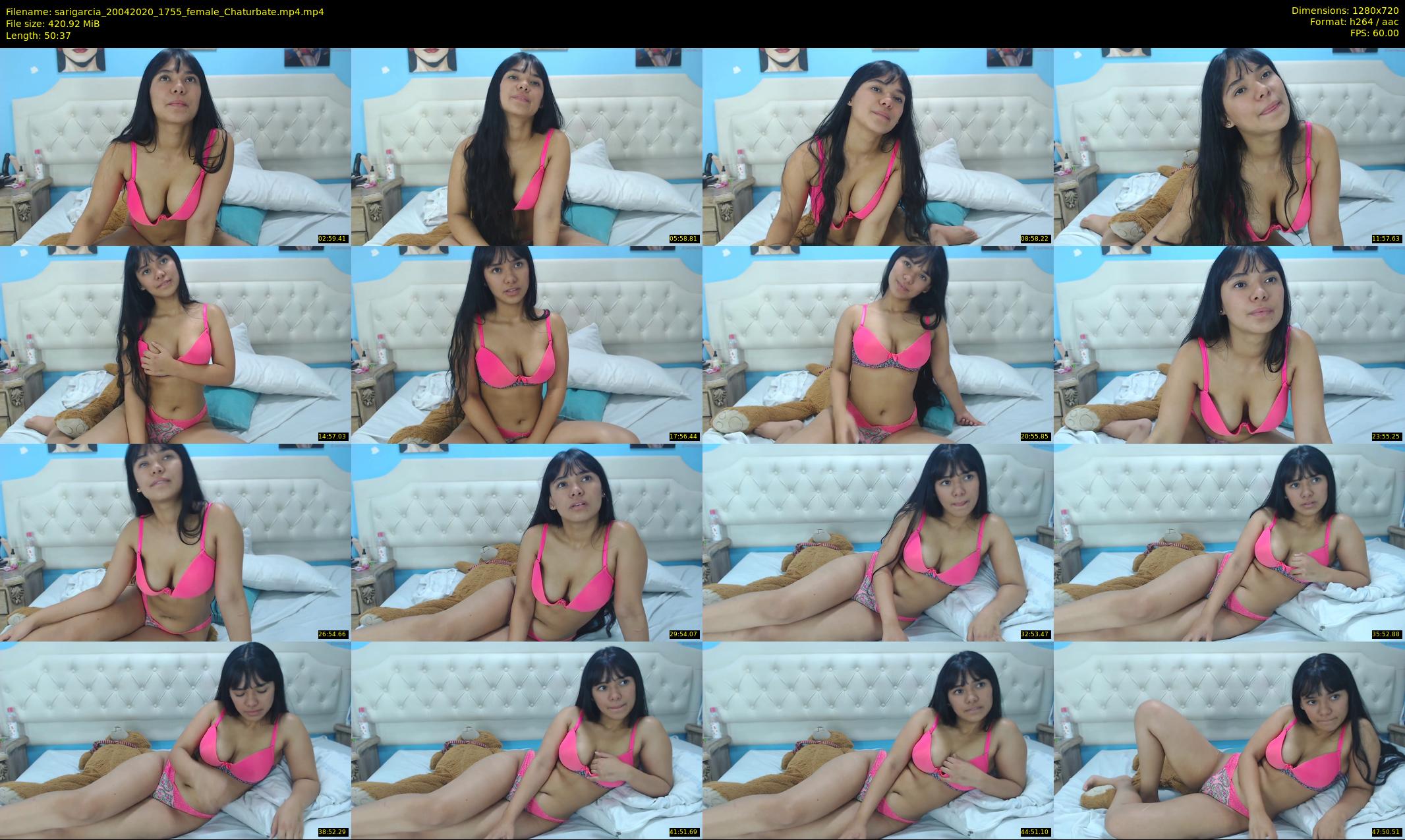 sarigarcia — 51 minute Chaturbate female cam show recording, 720p, Apr 20, 2020
