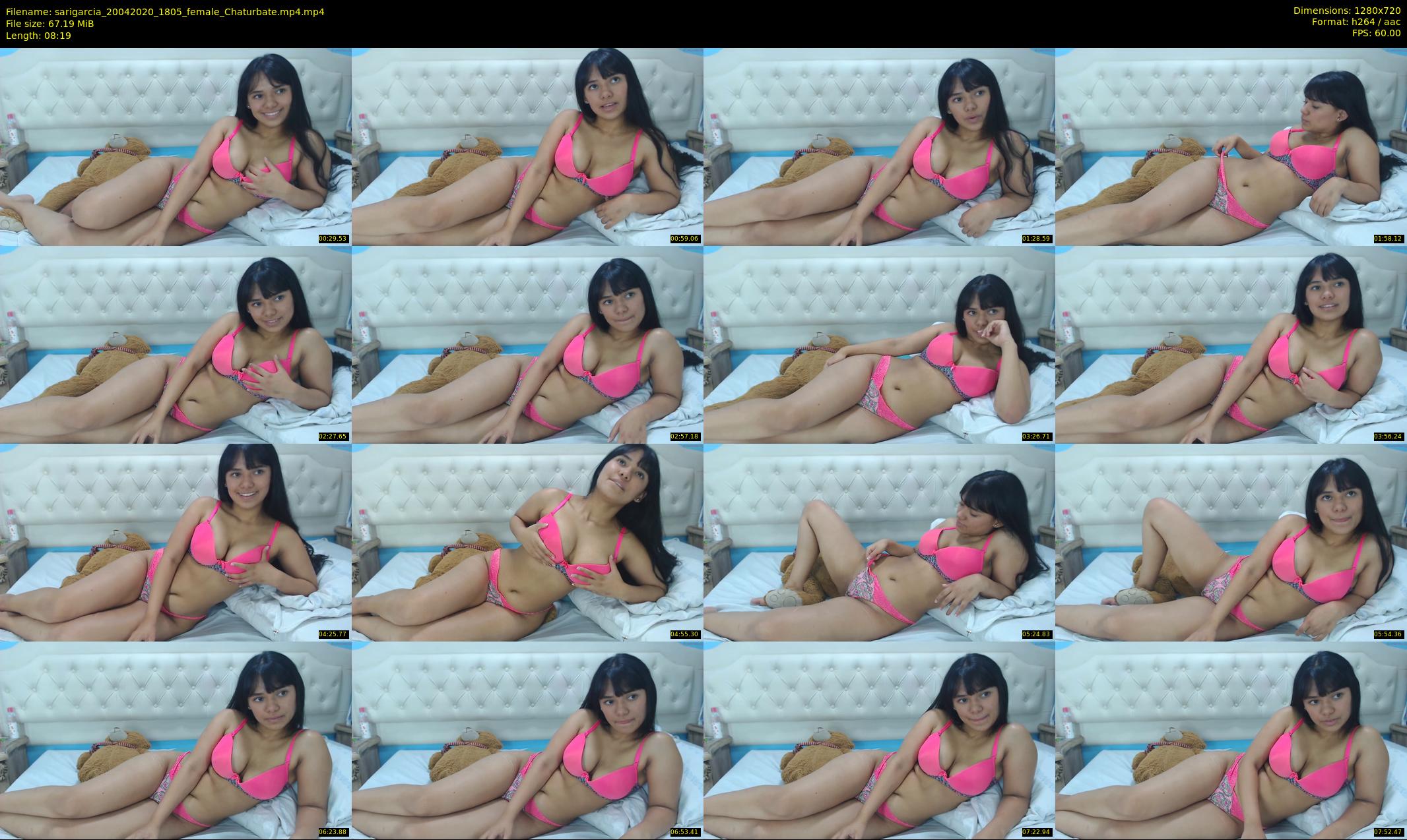 sarigarcia — 9 minute Chaturbate female cam show recording, 720p, Apr 20, 2020