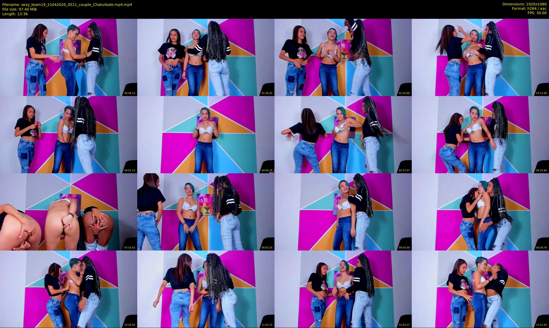 sexy_team19 — 14 minute Chaturbate female cam show recording, 1080p, Apr 21, 2020