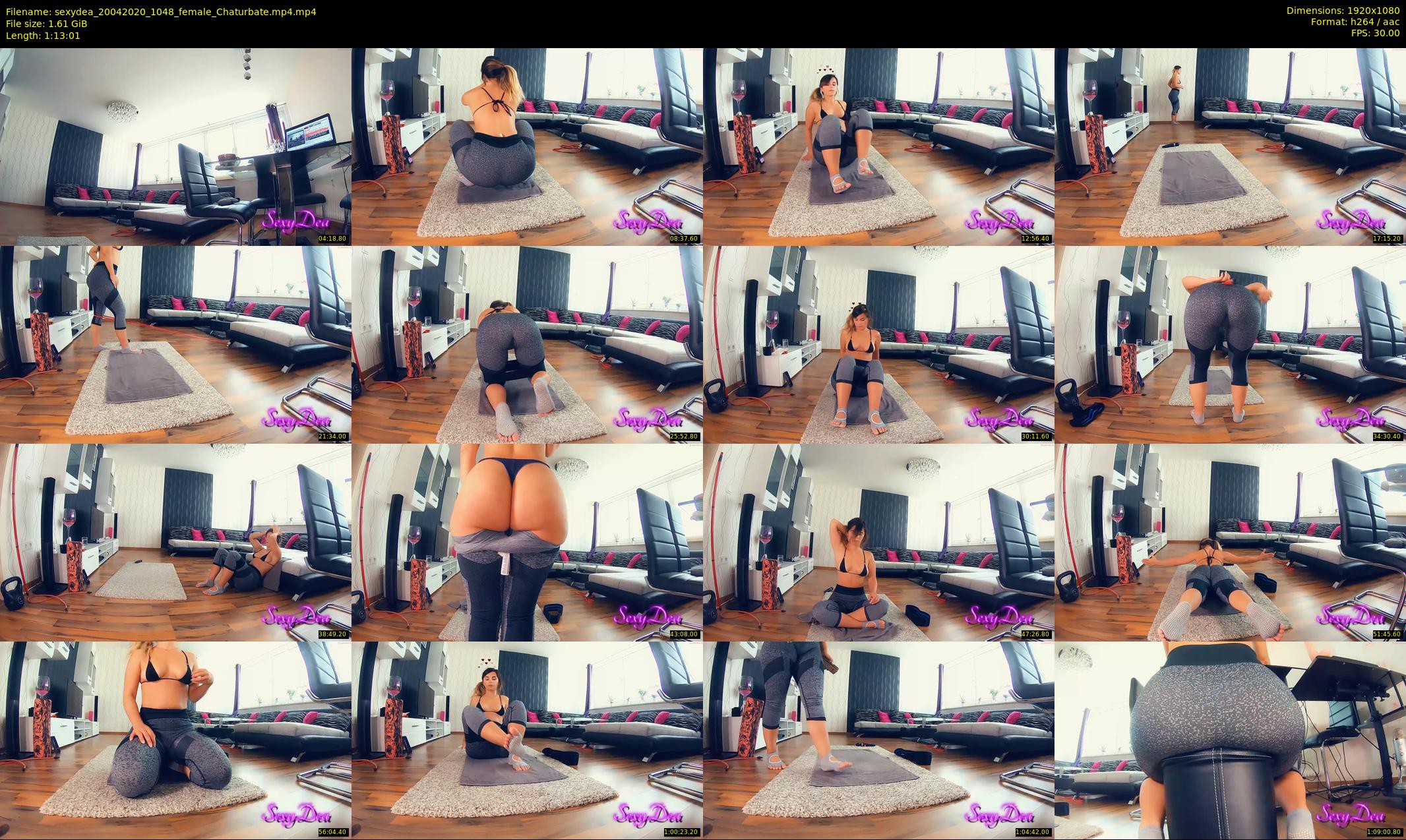 sexydea — 74 minute Chaturbate female cam show recording, 1080p, Apr 20, 2020