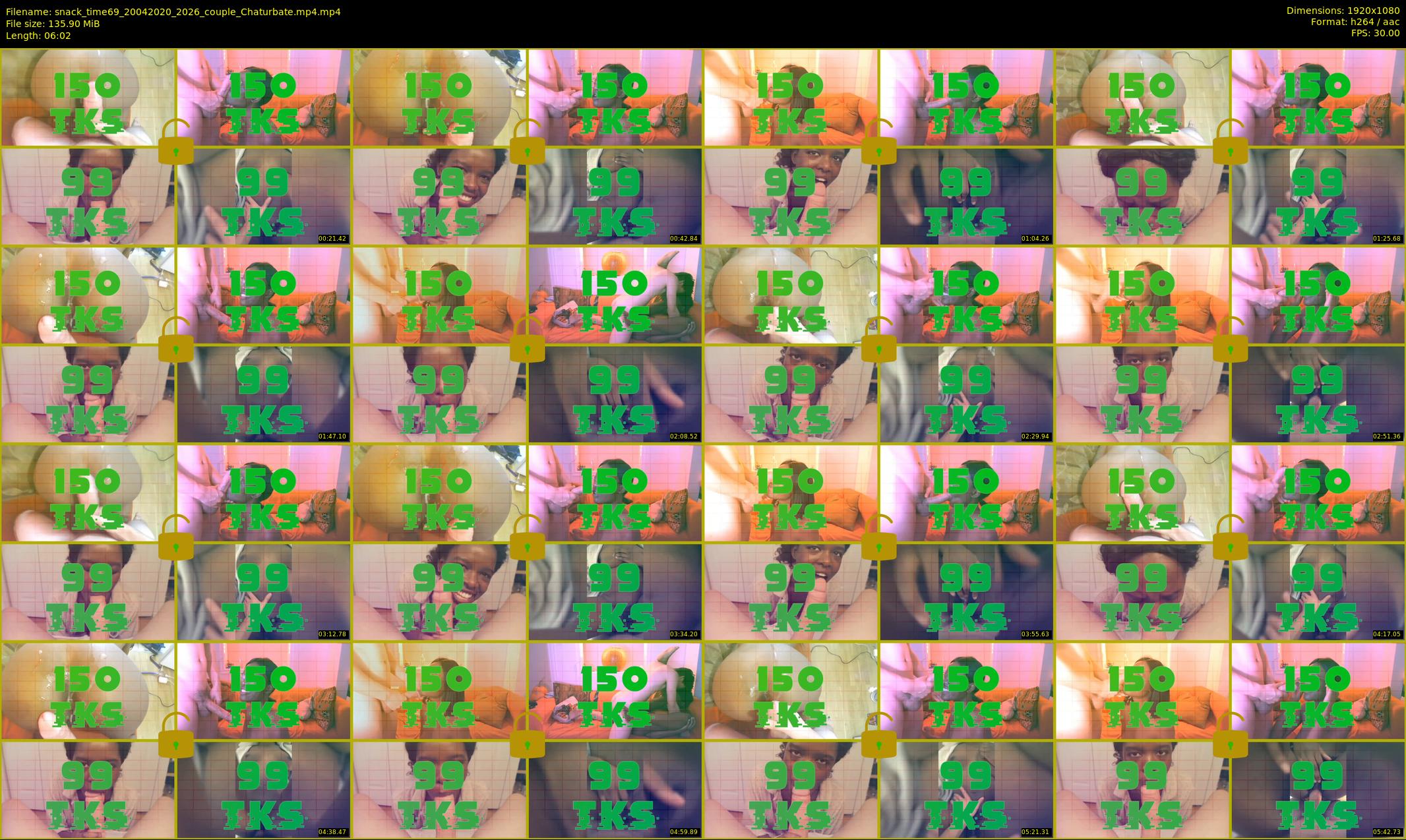 snack_time69 — 7 minute Chaturbate couple cam show recording, 1080p, Apr 20, 2020